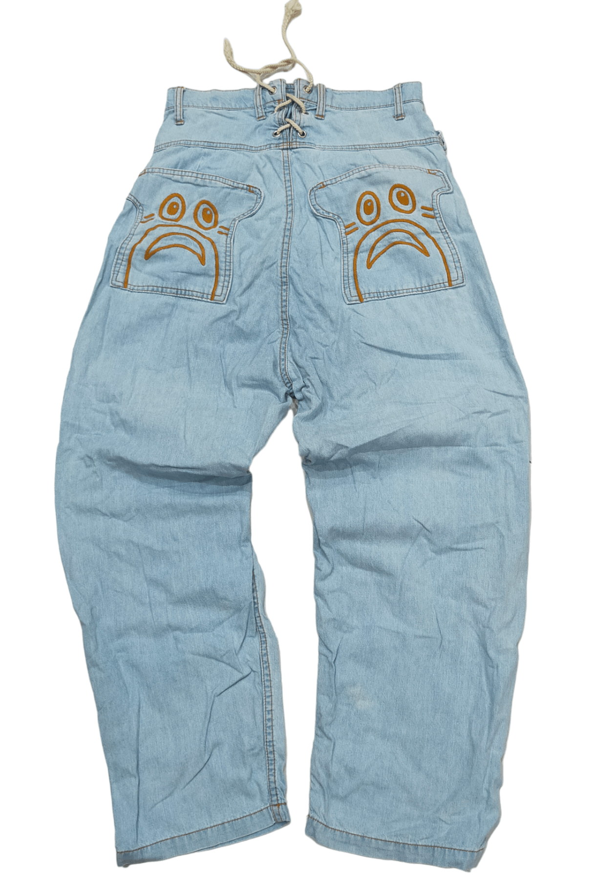 Issey Miyake × Ne-Net × Vintage 🔥NICE !! NE-NET ISSEY MIYAKE BAGGY DENIM PANT WOMEN Size 30" / US 8 / IT 44 - 1 Thumbnail