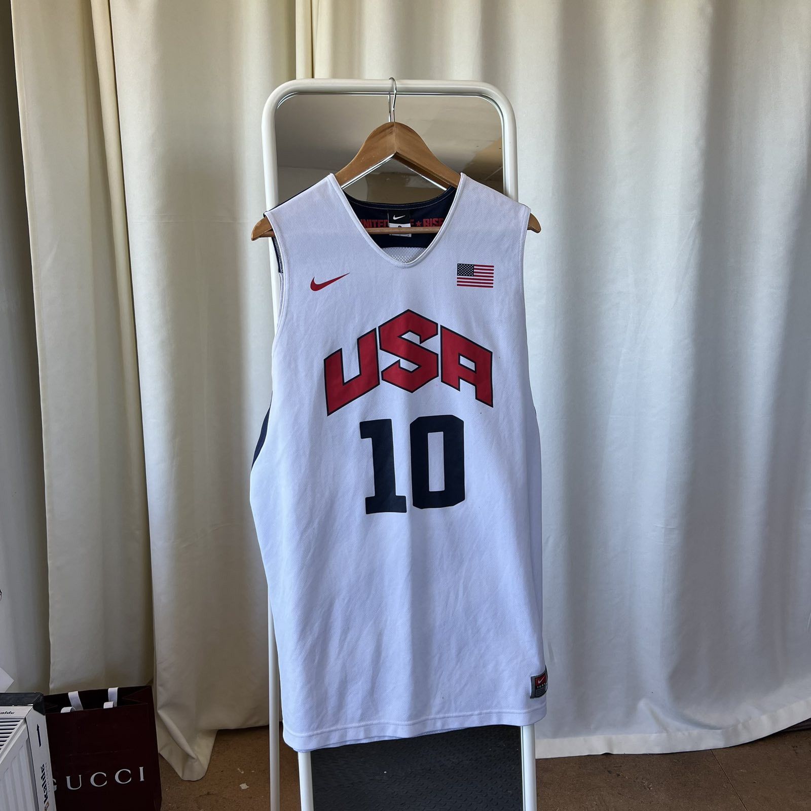 Nike Kobe Bryant #10 team usa Basketball Jersey L