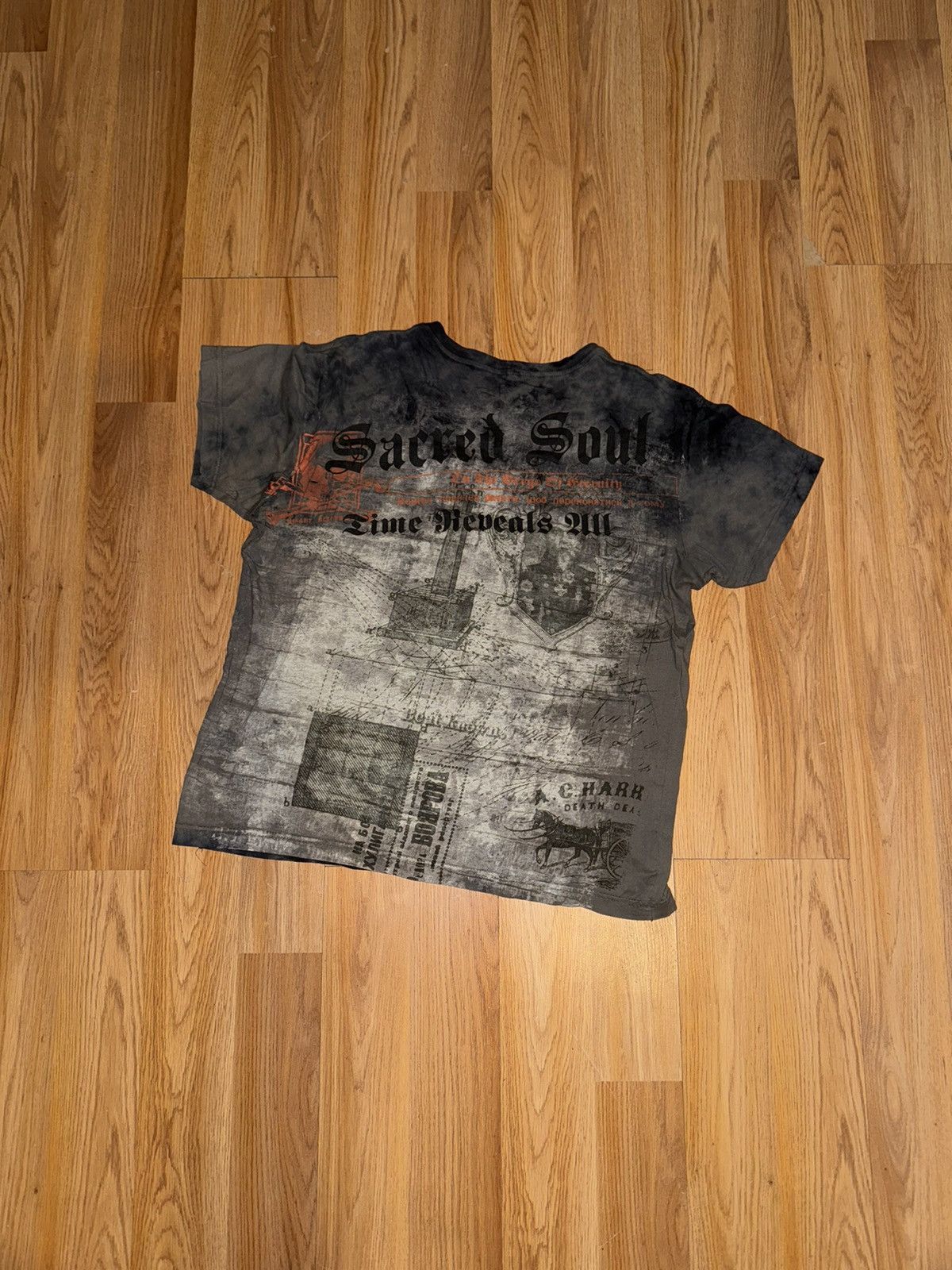 Affliction Sacred Soul V-Neck Top Affliction Style Y2K Size US L / EU 52-54 / 3 - 3 Thumbnail