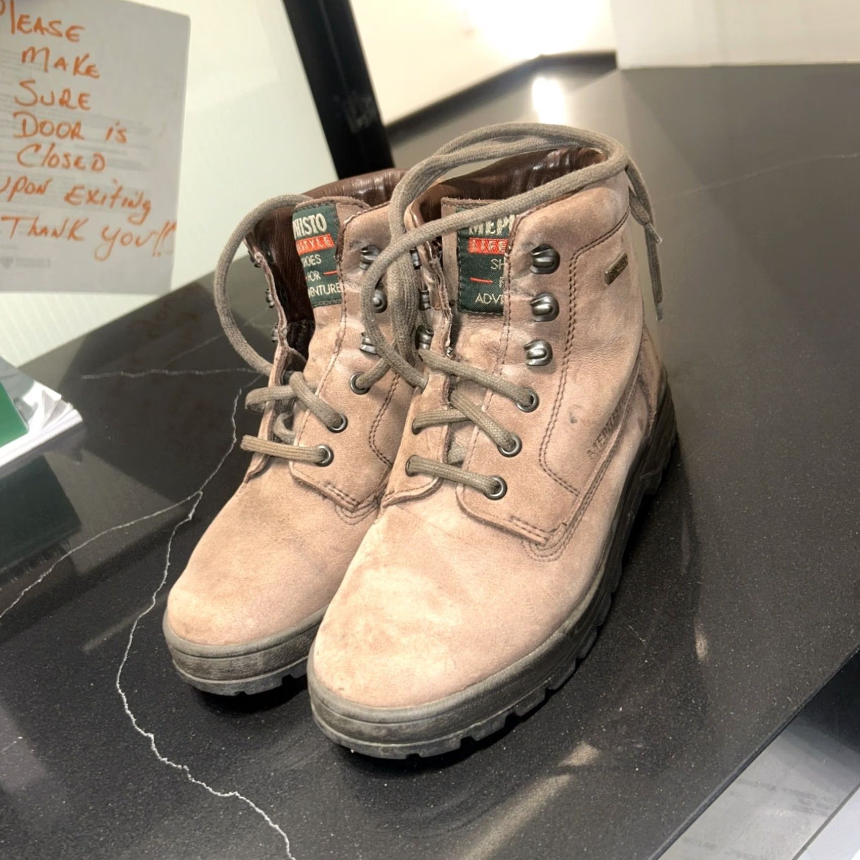 Mephisto Mephisto Gore-Tex Hiking Boots Brown Nubuck 6.5 US Womens Boots Waterproof Lace Up Mephisto Slacker Size US 7 / IT 37 - 5 Thumbnail