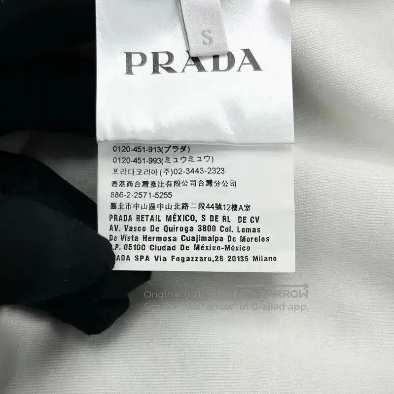 Prada Prada Multicolor Cotton Blend Short Sleeve Sweatshirt. Size US S / EU 44-46 / 1 - 4 Thumbnail