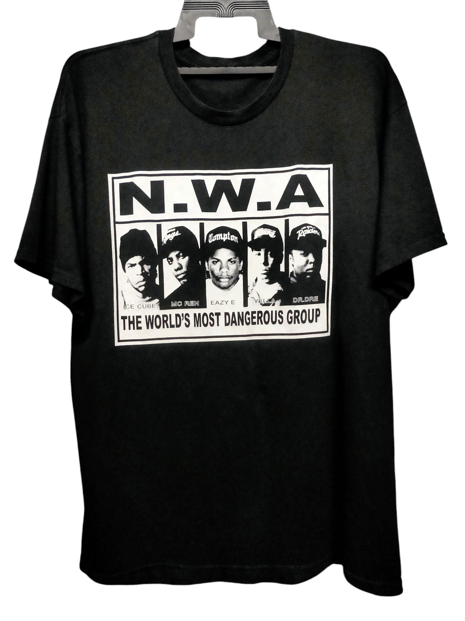Rap Tees ICE CUBE Rap Tees Black Tee Size US XL / EU 56 / 4 - 1 Thumbnail