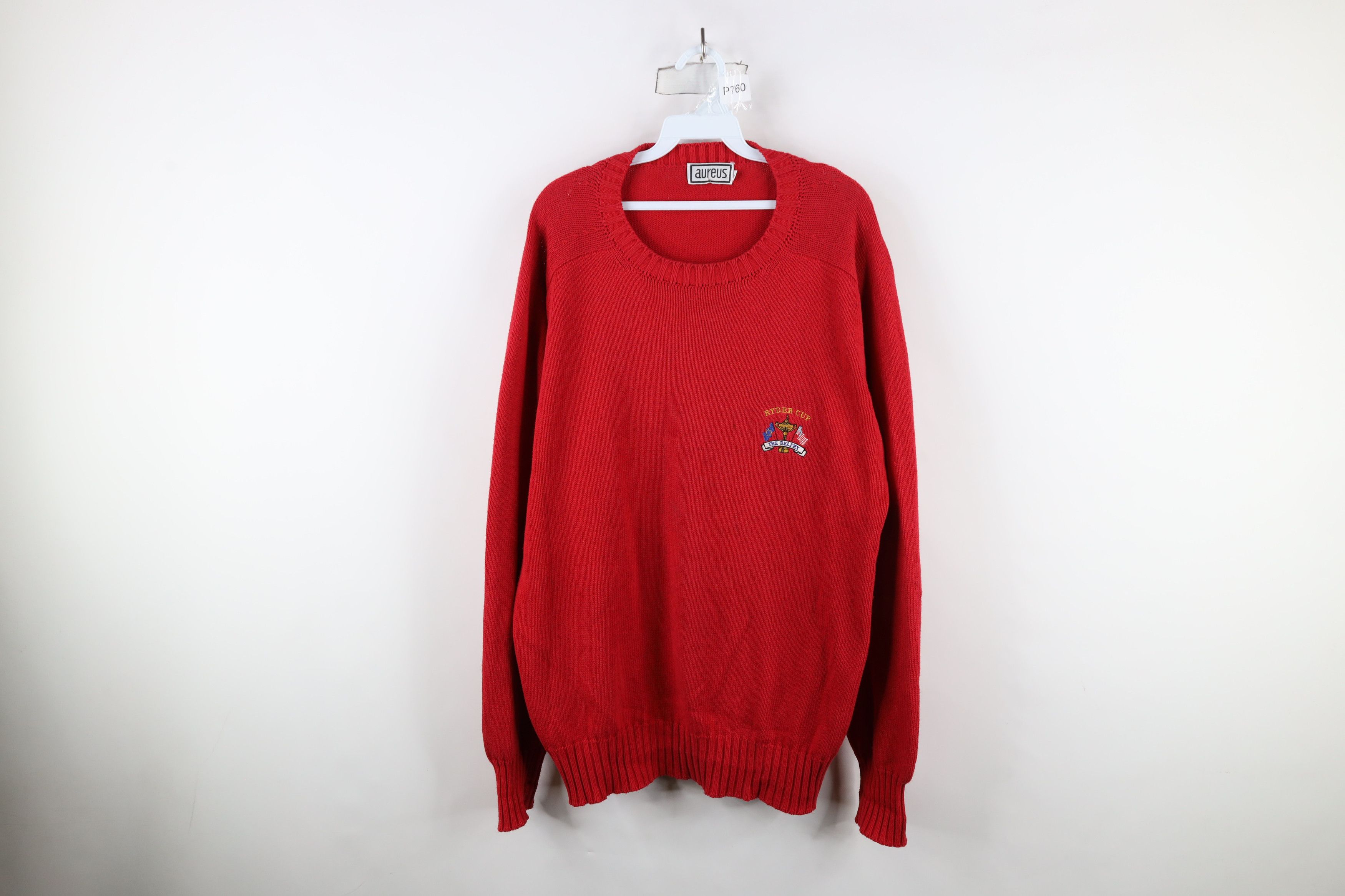 Vintage Vintage 90s Cup The Belfry Golf Cotton Knit Sweater USA Size US XL / EU 56 / 4 - 1 Thumbnail