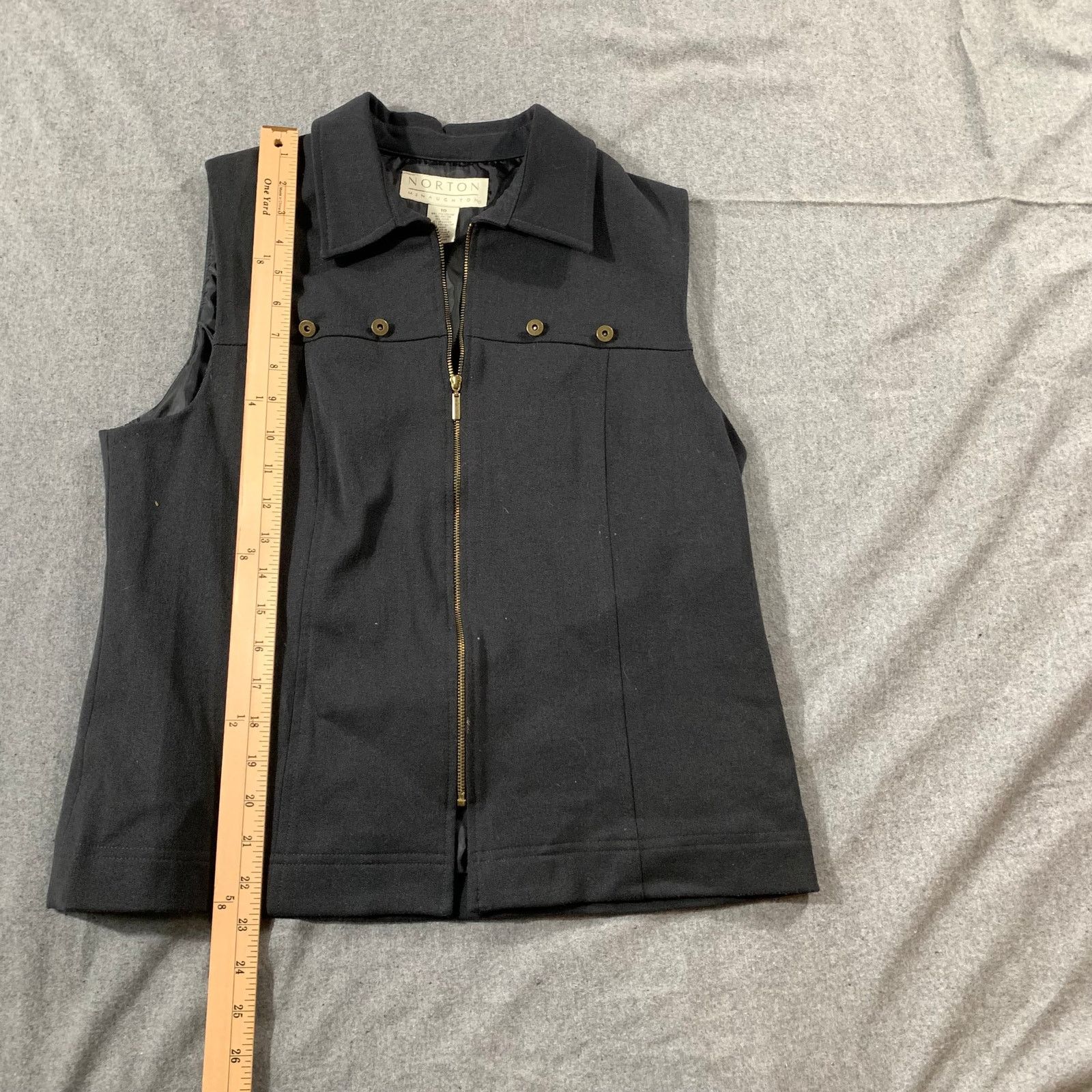 Other Norton Menauohton Shirt Women Size 10 Black Size L / US 10 / IT 46 - 4 Thumbnail