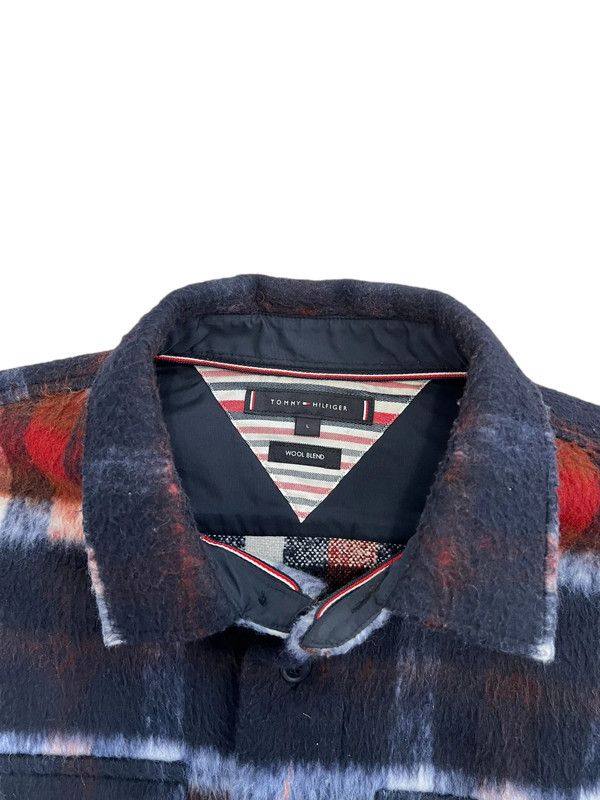 Tommy Hilfiger TOMMY HILFIGER WOOL-BLEND PLAID SHIRT – SIZE L Size US L / EU 52-54 / 3 - 9 Thumbnail