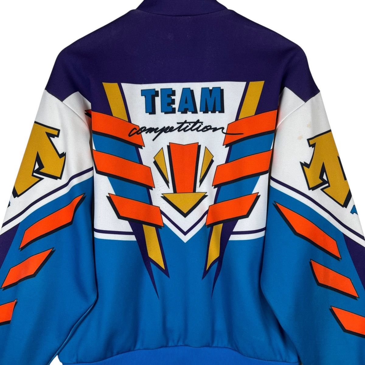 Descente 🔥 VINTAGE TEAM DESCENTE TRACK SWEATER Size US L / EU 52-54 / 3 - 6 Thumbnail