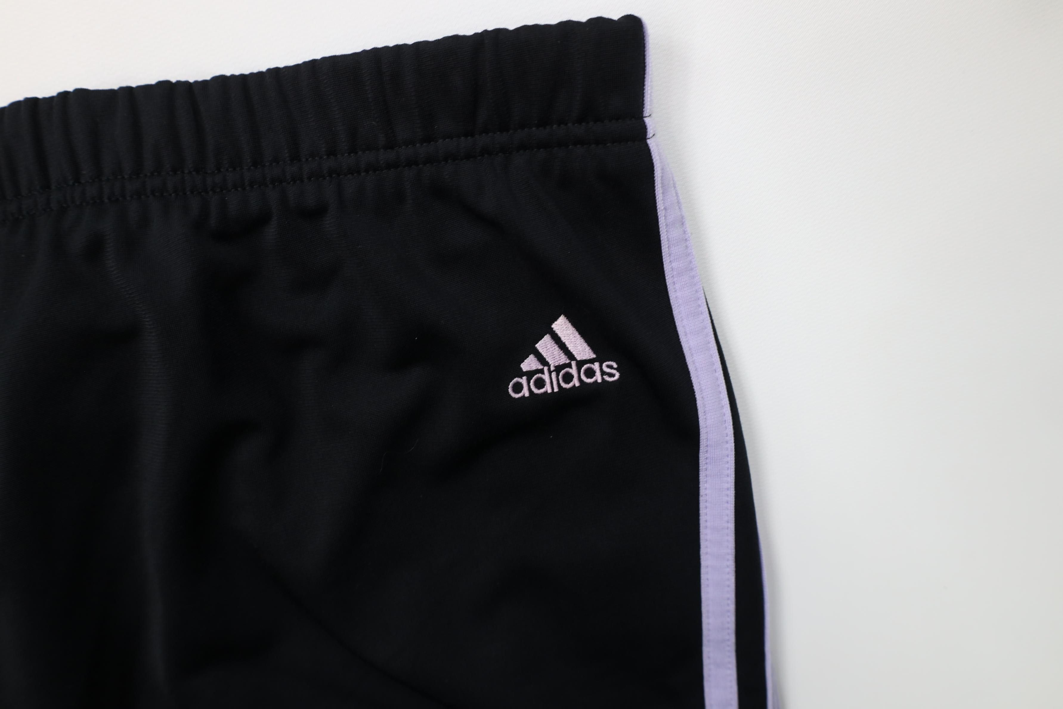 Adidas Vintage Y2K 2003 Adidas Striped Wide Leg Sweatpants Pants Size 38" / US 16 / IT 52 - 13 Thumbnail