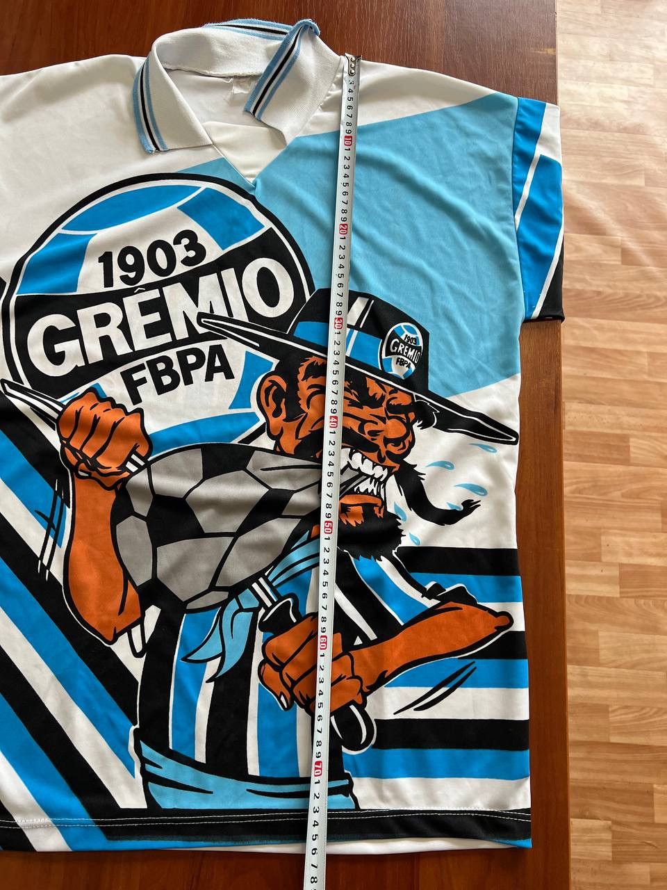 Vintage 90’S FBA GREMIO 1903 DESIGN MASCOT SOCCER JERSEY ROVIL SZ L Size US L / EU 52-54 / 3 - 21 Thumbnail