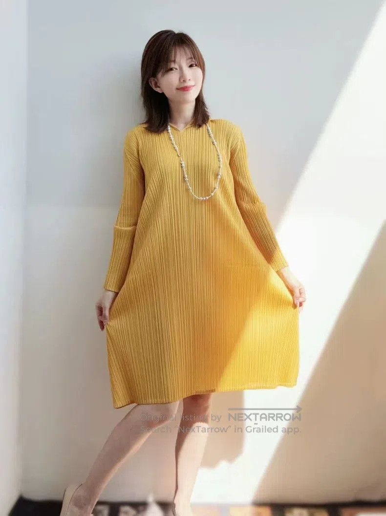 Issey Miyake Issey Miyake Golden Hoodie Dress Size M / US 6-8 / IT 42-44 - 6 Thumbnail