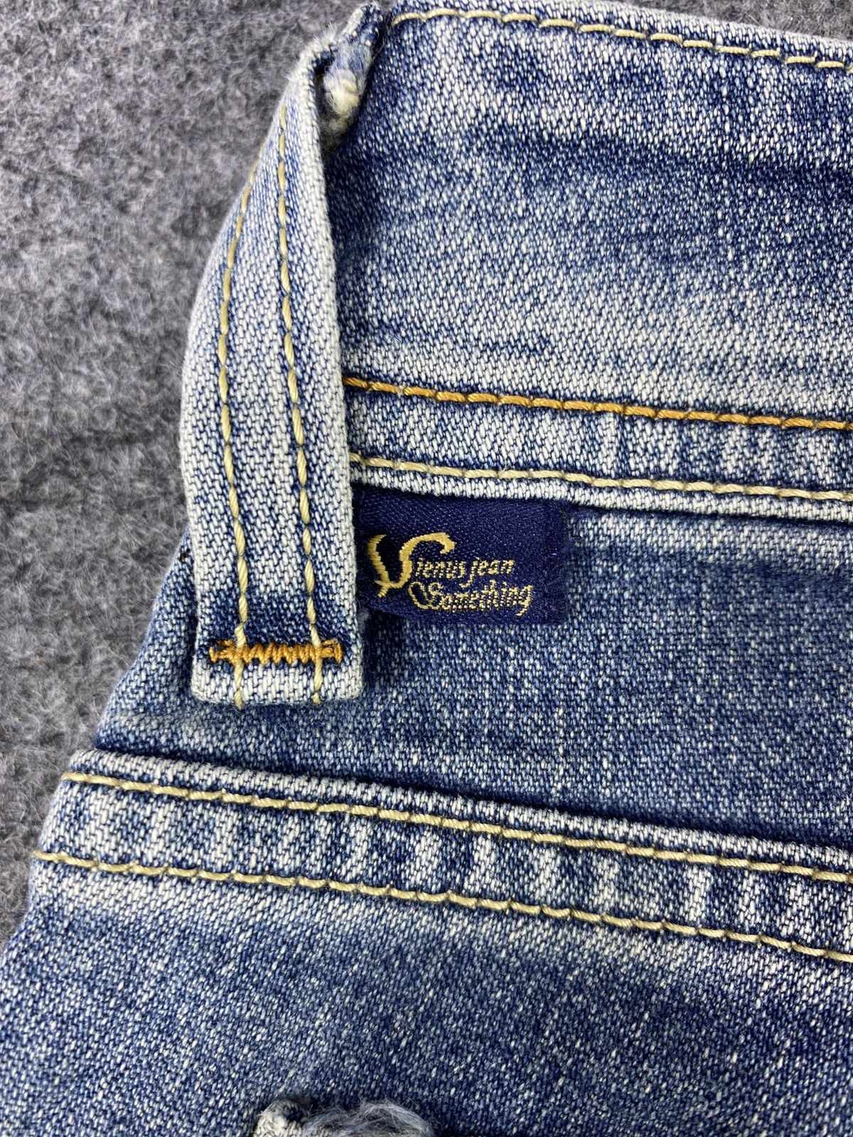 Edwin × Jean Vienus Jean by Something Edwin Flare Blue Wash Jeans - J1087 Size 28" / US 6 / IT 42 - 14 Thumbnail
