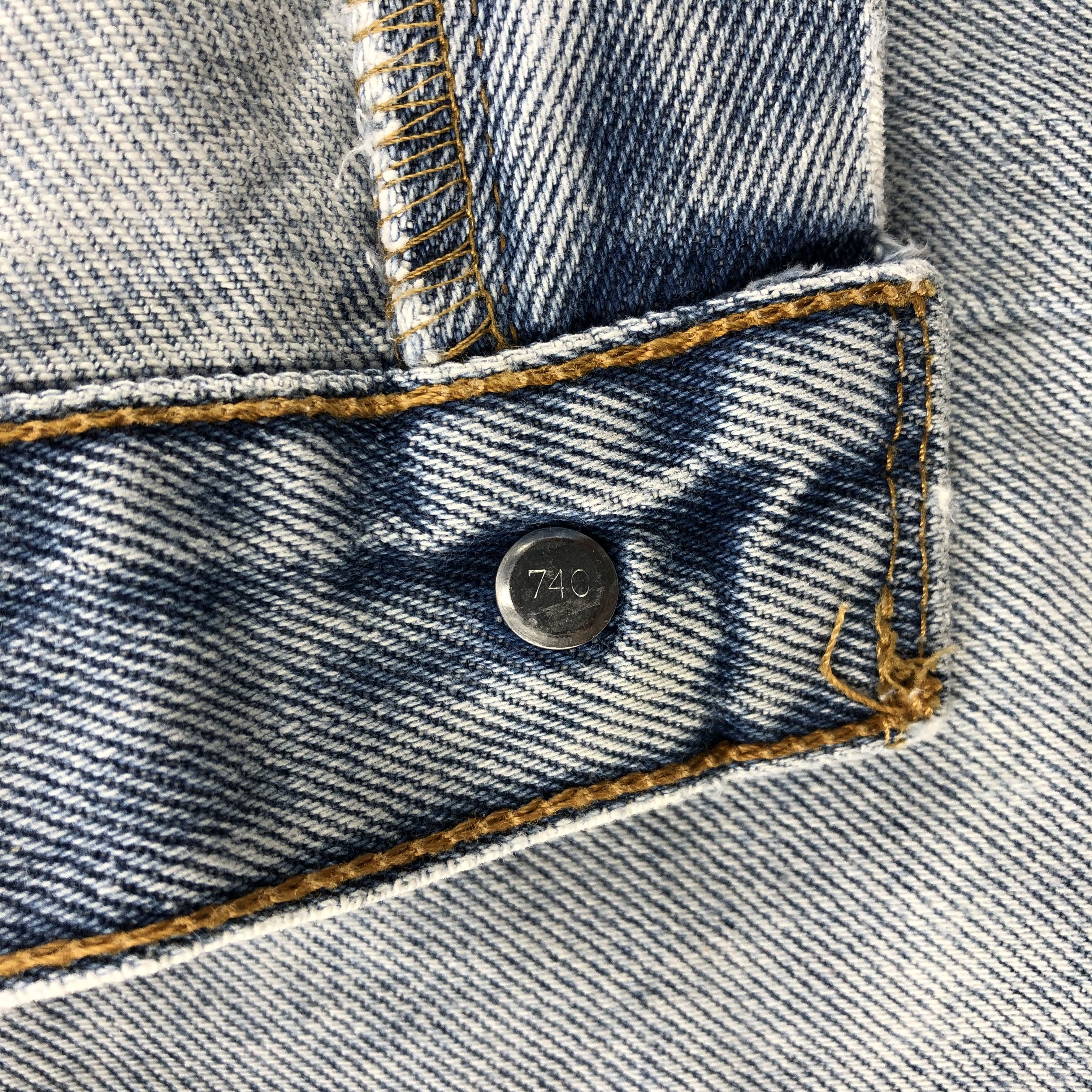 Levi's 90s Vintage Light Washed Levis 505 Jeans-J974 Size US 33 - 10 Thumbnail