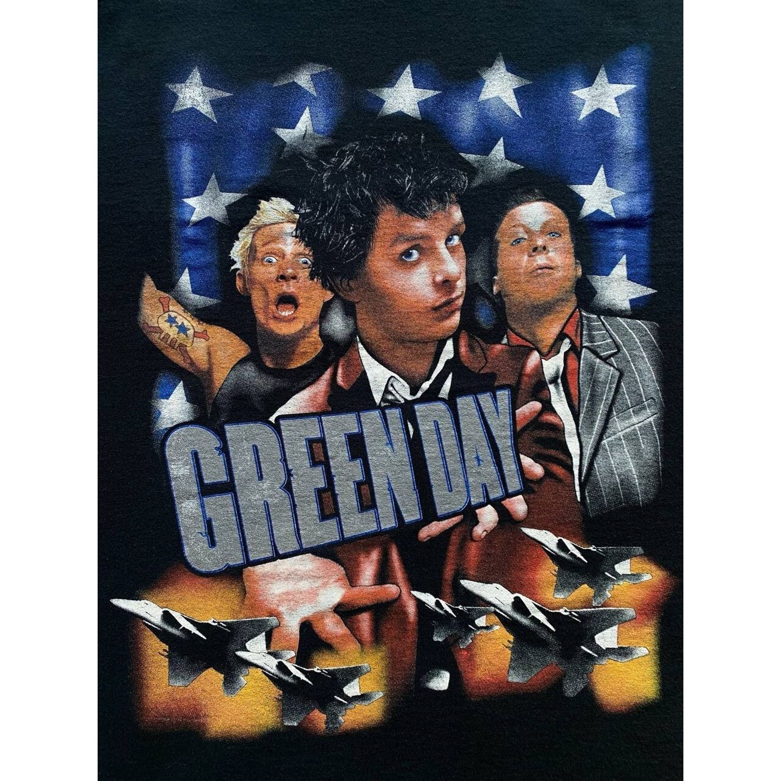 Band Tees × Vintage VINTAGE 2000s GREEN DAY “WARNING” ALBUM PUNK ROCK BAND TEE Size US M / EU 48-50 / 2 - 4 Thumbnail