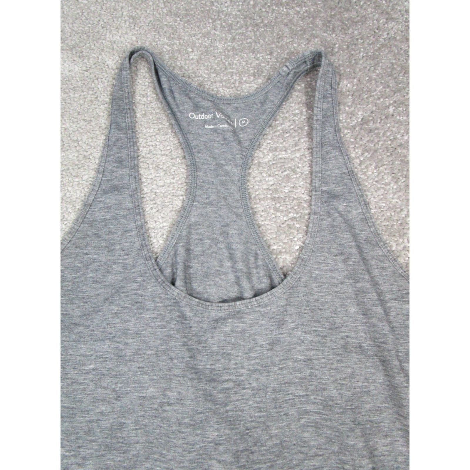 Outdoor Voices Outdoor Voices Tank Top Womens Medium Gray Running Sleeveless Racerback Athletic Size M / US 6-8 / IT 42-44 - 2 Thumbnail