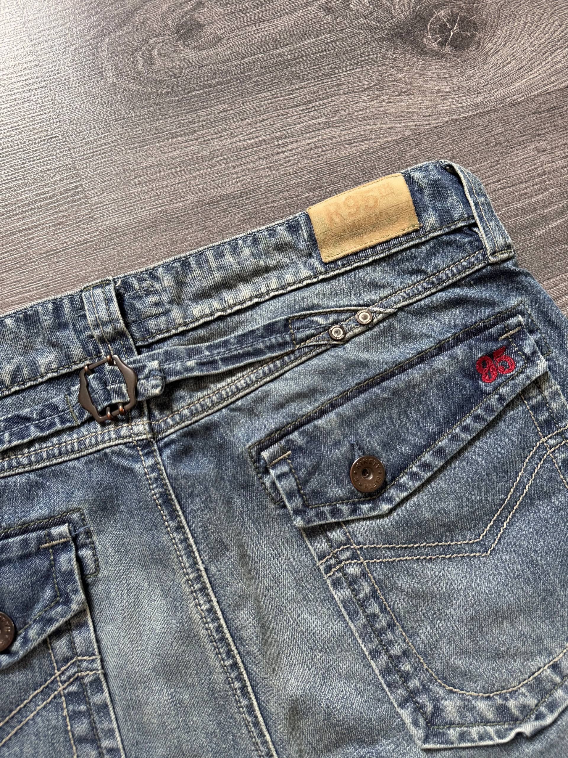 Vintage Vintage R95 Washed Denim Blue Jeans Pants Size US 33 - 4 Thumbnail