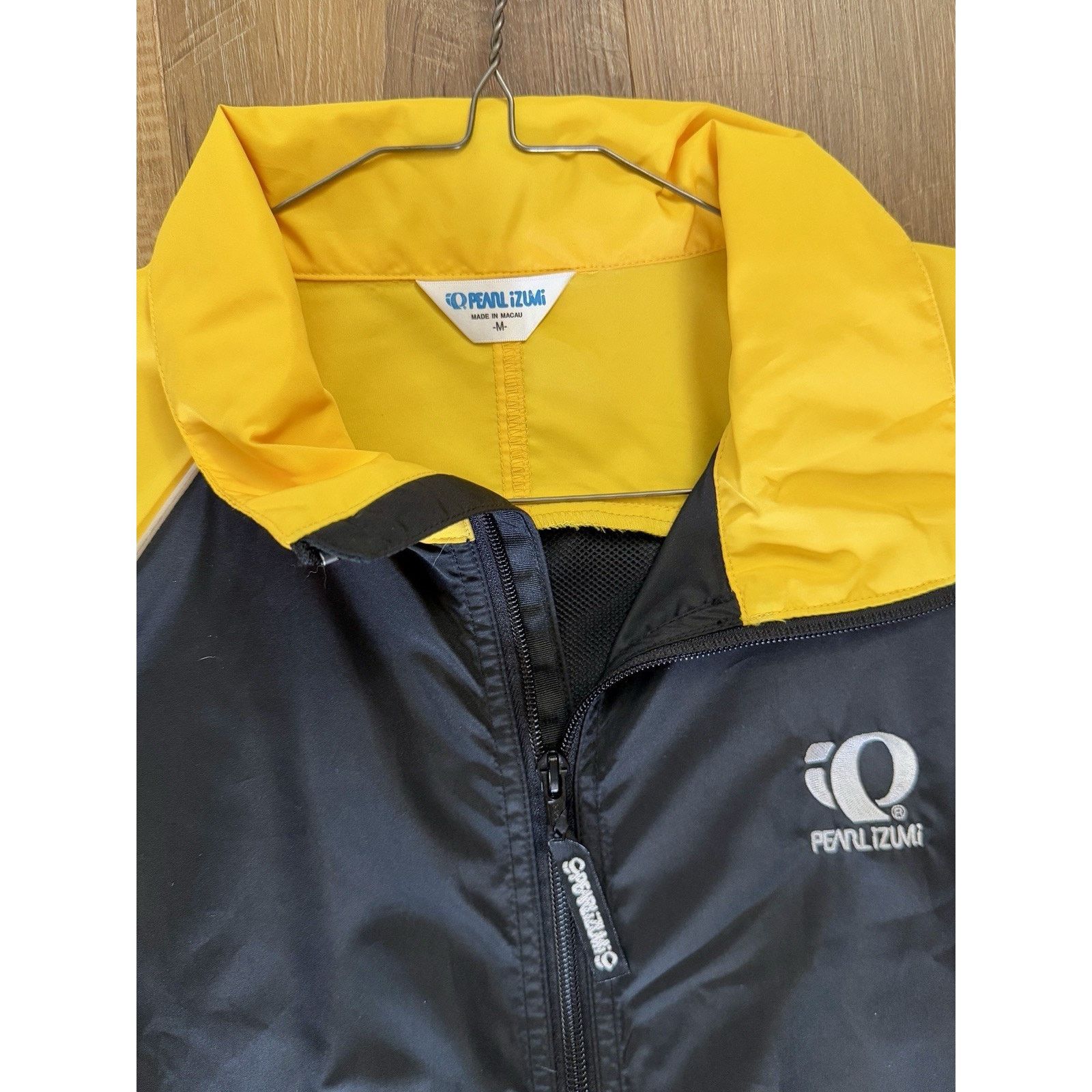 PEARL iZUMi Vintage Pearl Izumi Cylcing Zip Jacket Windbreaker M Yellow Size US M / EU 48-50 / 2 - 6 Thumbnail