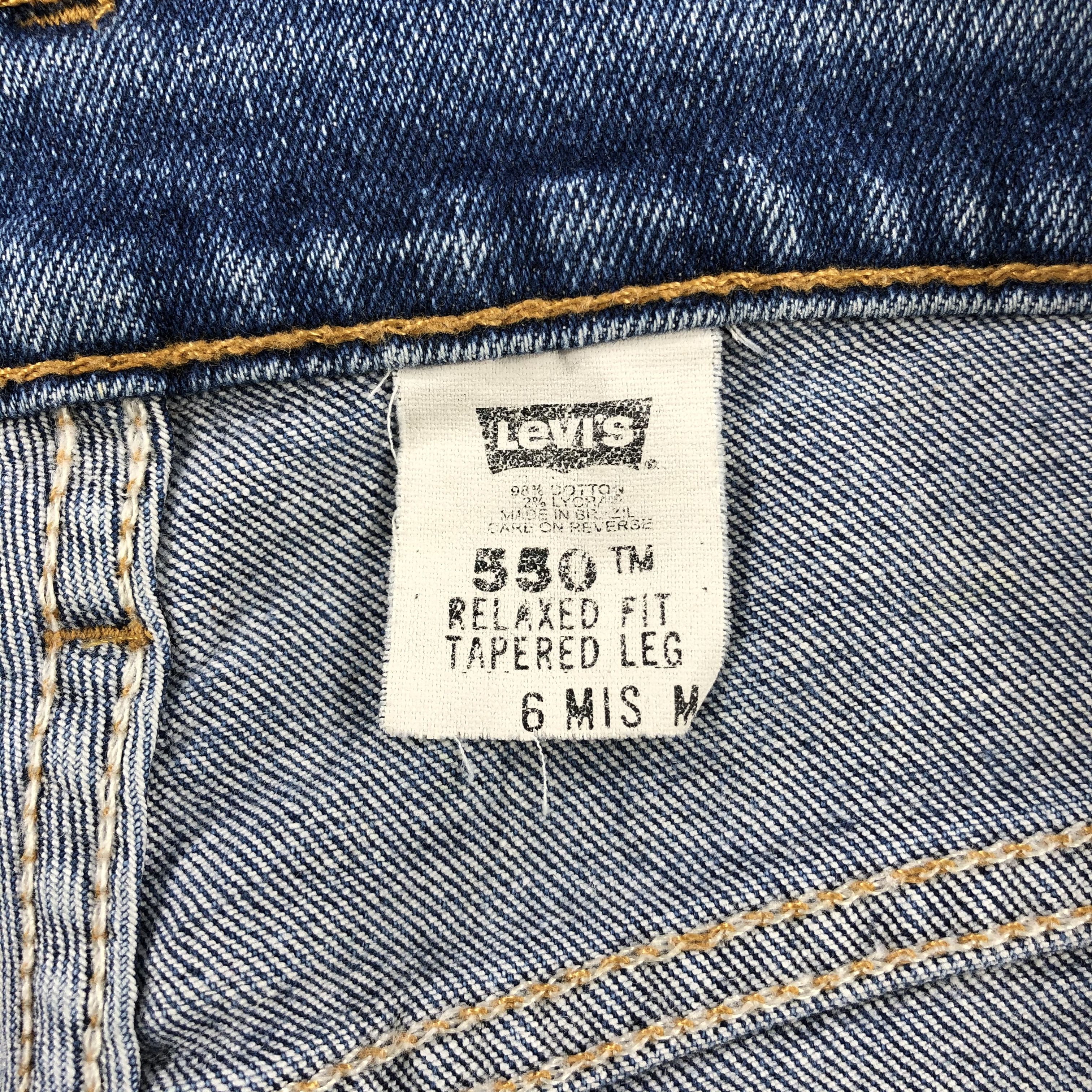 Levi's × Vintage Vintage 90s Blue Wash Levis 550 Jeans-JM1463 Size US 26 / EU 42 - 9 Thumbnail
