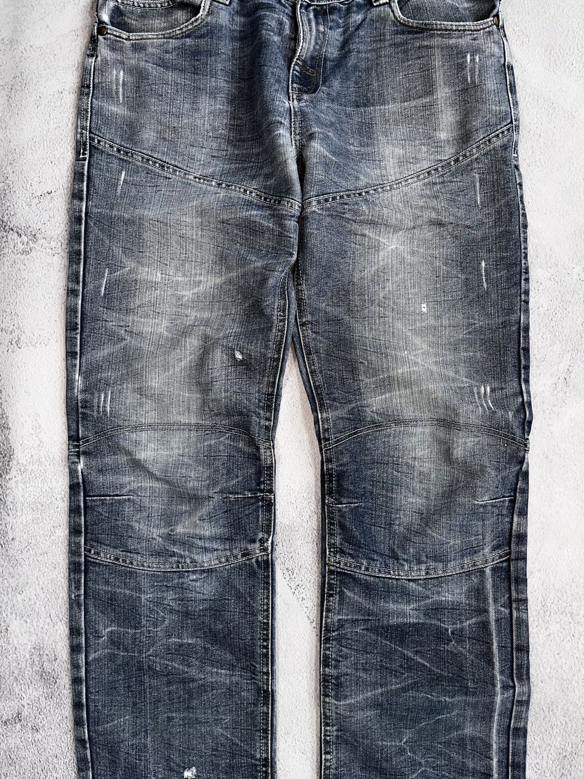Vintage Vintage Y2K baggy ripped unisex denim low rise jeans Size US 30 / EU 46 - 4 Thumbnail