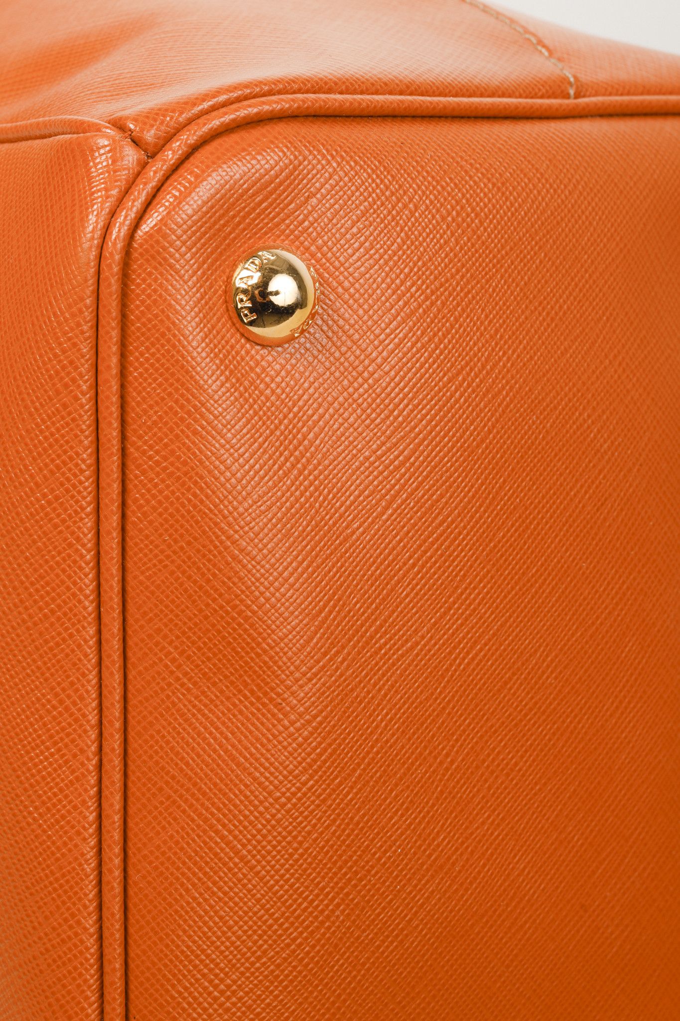 Prada Prada Orange Papaya Saffiano Lux Tote Bag BN1844 Size ONE SIZE - 6 Thumbnail