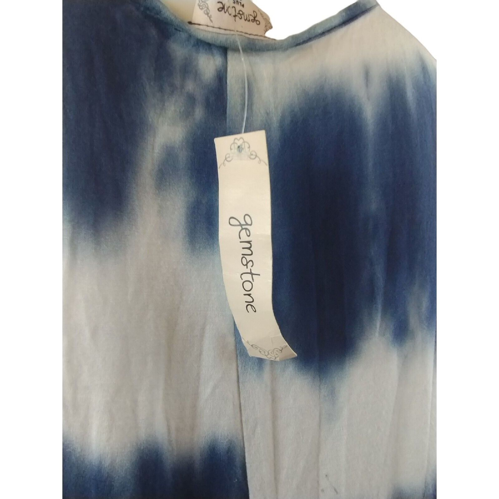 Other Gemstone Womens 1X Blue Gold Elephant Graphic Lightweight Fr Size XL / US 12-14 / IT 48-50 - 7 Thumbnail