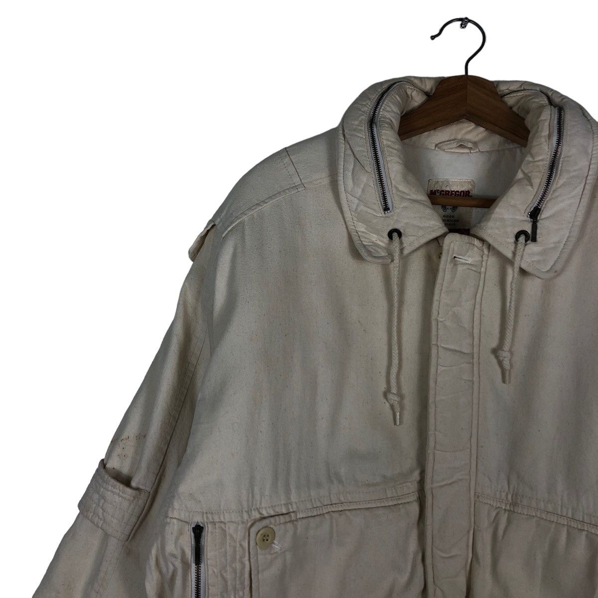 Japanese Brand 90s Vintage Bomber Jacket Parachute Bondage Design Mcgregor Size US M / EU 48-50 / 2 - 6 Thumbnail