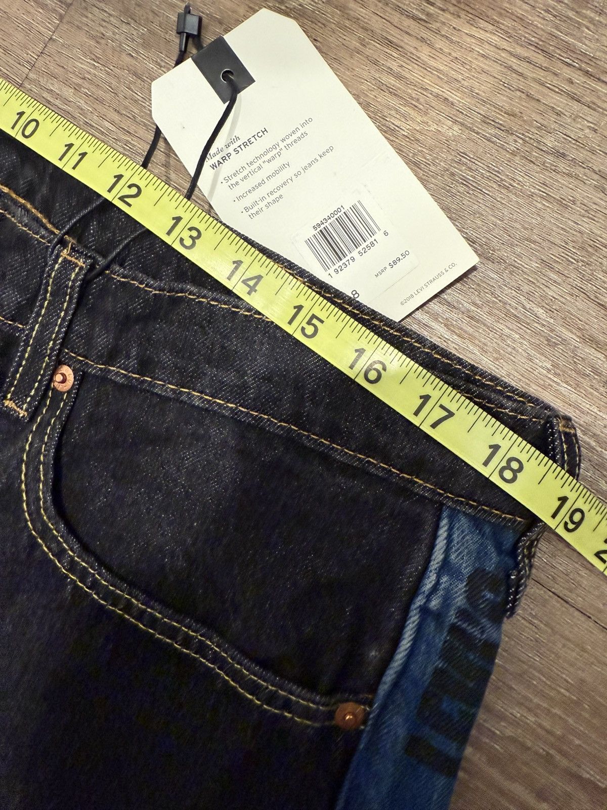 Levi's × Levi's Vintage Clothing ***FINAL DROP***RARE BRAND NEW LEVIS HI BALL ROLL DENIM 38 Size US 38 / EU 54 - 14 Thumbnail