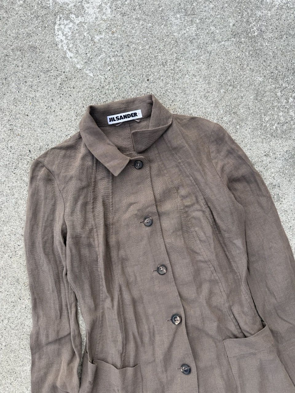 Jil Sander Jil Sander - Vintage Linen Shirt/Coat Size XS / US 0-2 / IT 36-38 - 2 Thumbnail