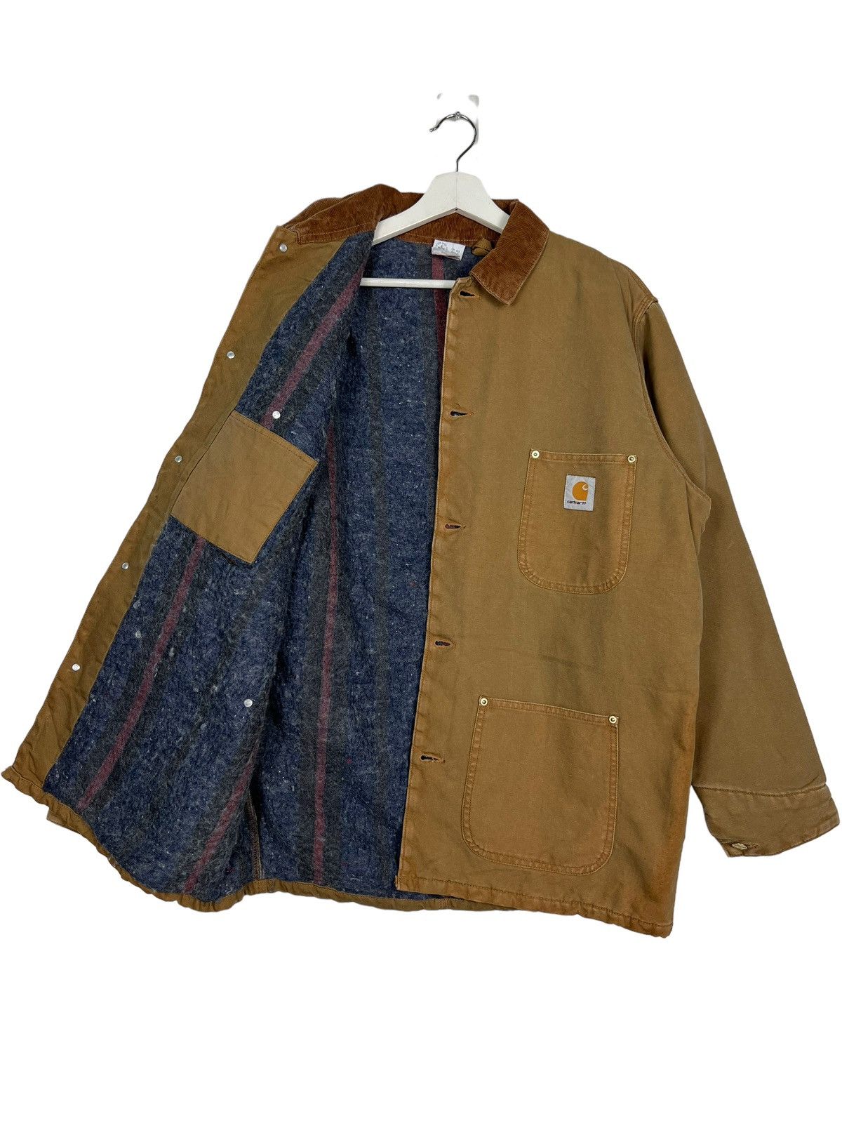 Carhartt 🔥 VINTAGE CARHARTT BLANKET CHORE JACKET MADE IN USA Size US L / EU 52-54 / 3 - 4 Thumbnail