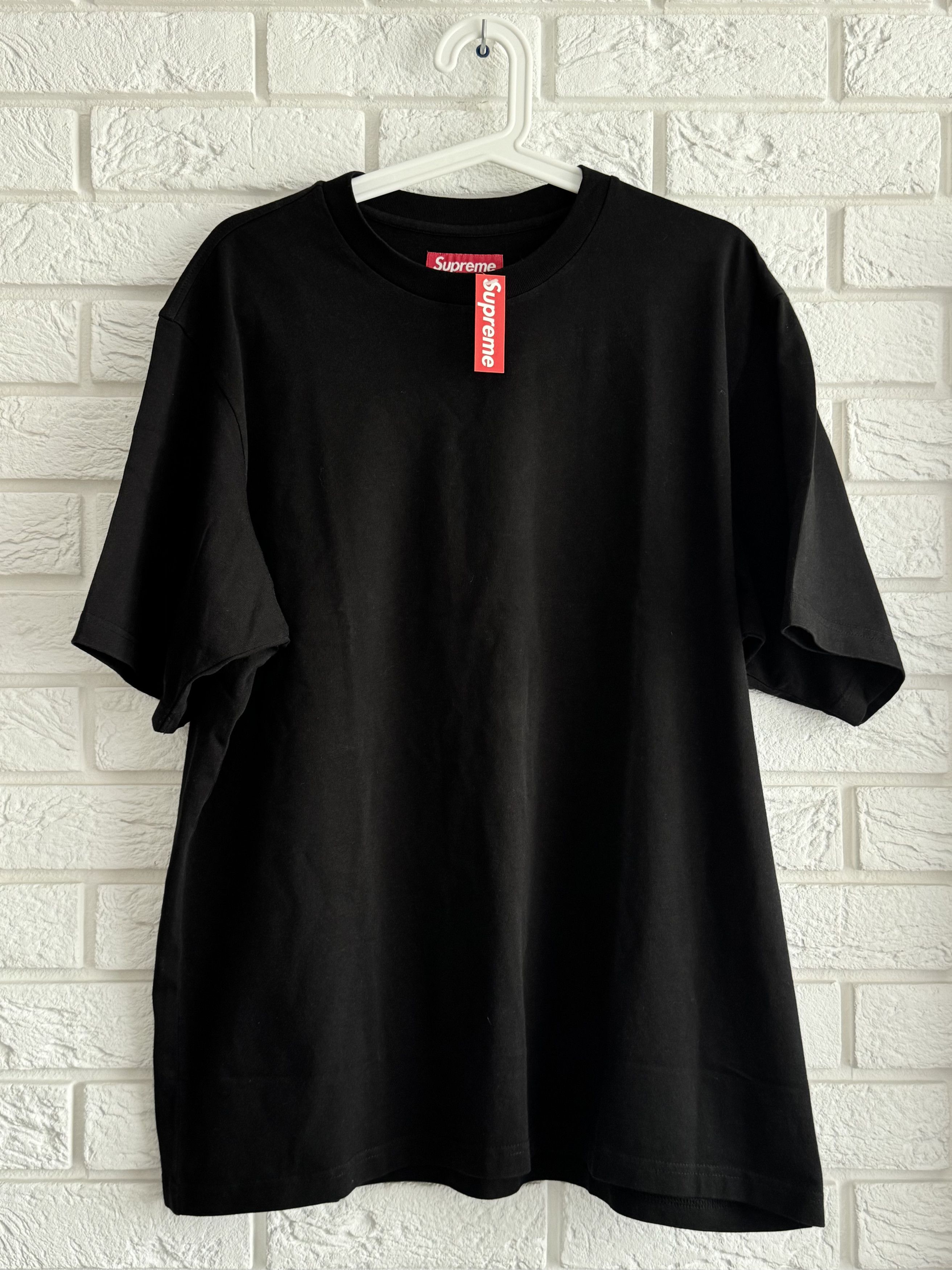 Supreme Supreme Brushed Arc S/S Top Black Size US L / EU 52-54 / 3 - 2 Thumbnail