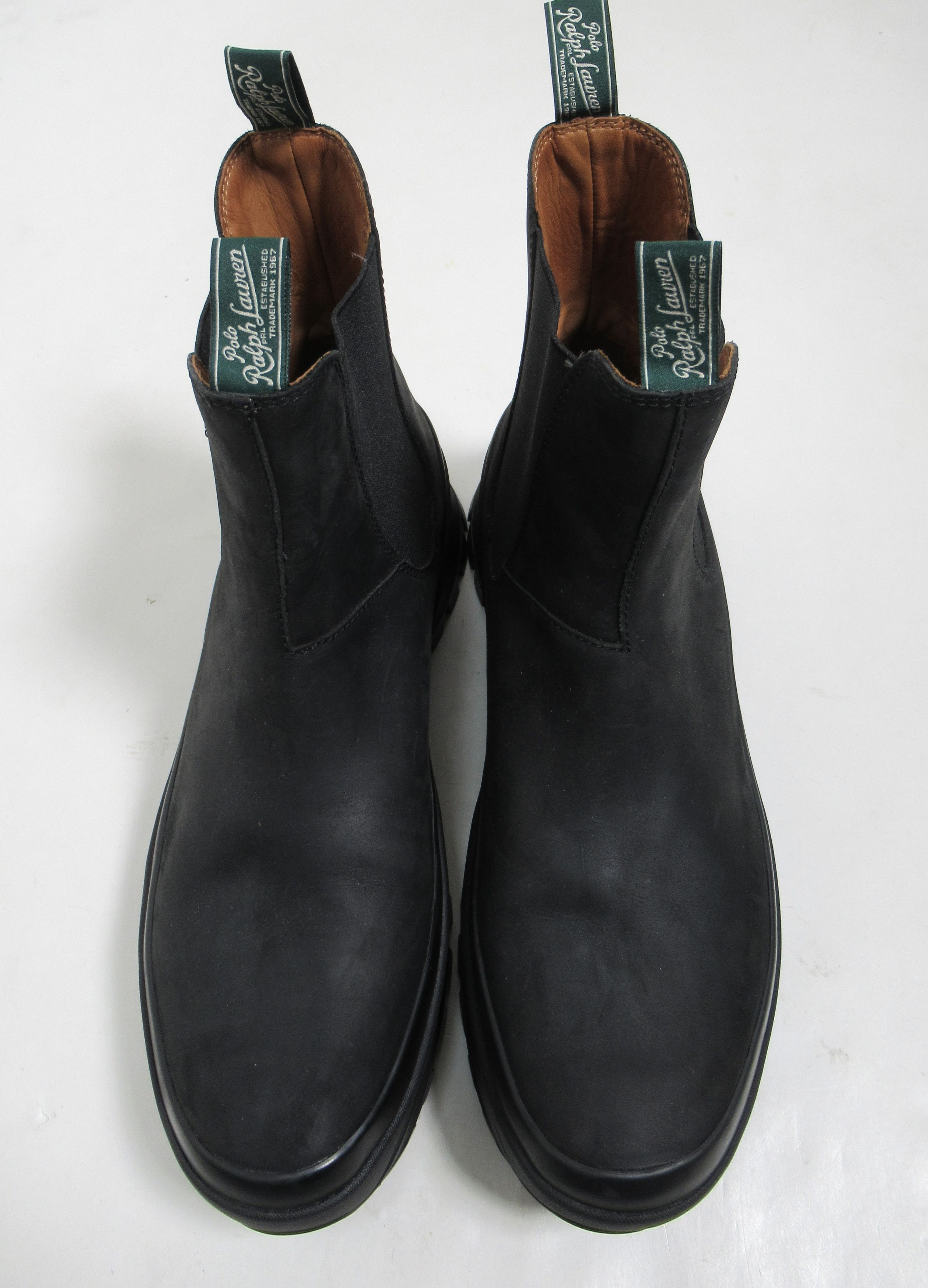 Polo Ralph Lauren Polo Ralph Lauren Unisex Logan Leather Chelsea Boot Black Size US 13 / EU 46 - 2 Thumbnail