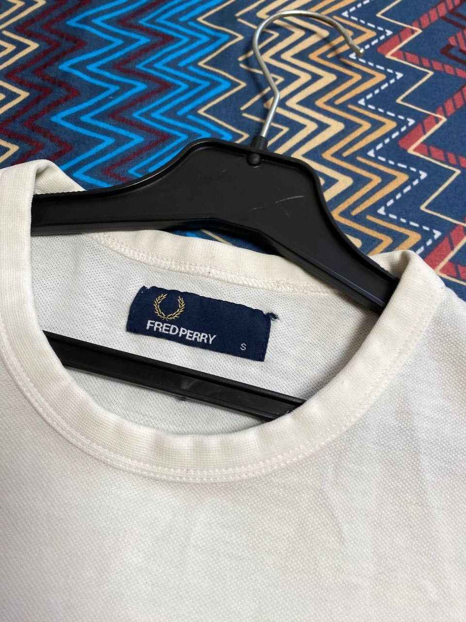 Fred Perry Streetwear T-Shirt Fred Perry white logo Y2K Vintage Size US S / EU 44-46 / 1 - 2 Thumbnail