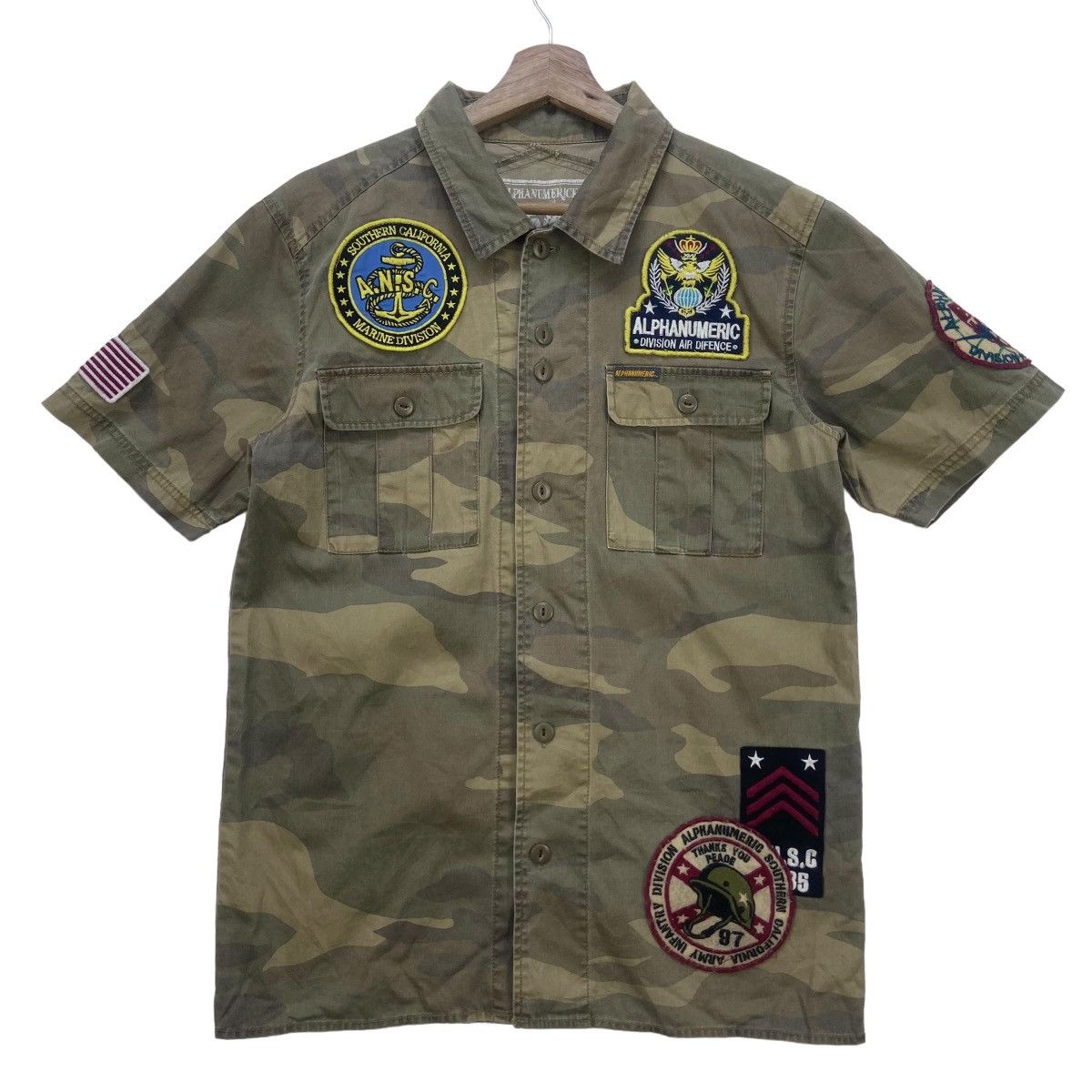 Alphanumeric Southern California USA Flag Eagle Logo Utility Shirt Size US S / EU 44-46 / 1 - 3 Thumbnail