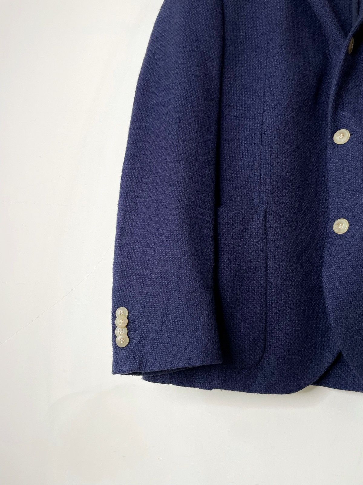 Our Legacy Our Legacy Cotton Linen Navy Blue 3 buttons Blazer Jacket Size 50L - 5 Thumbnail