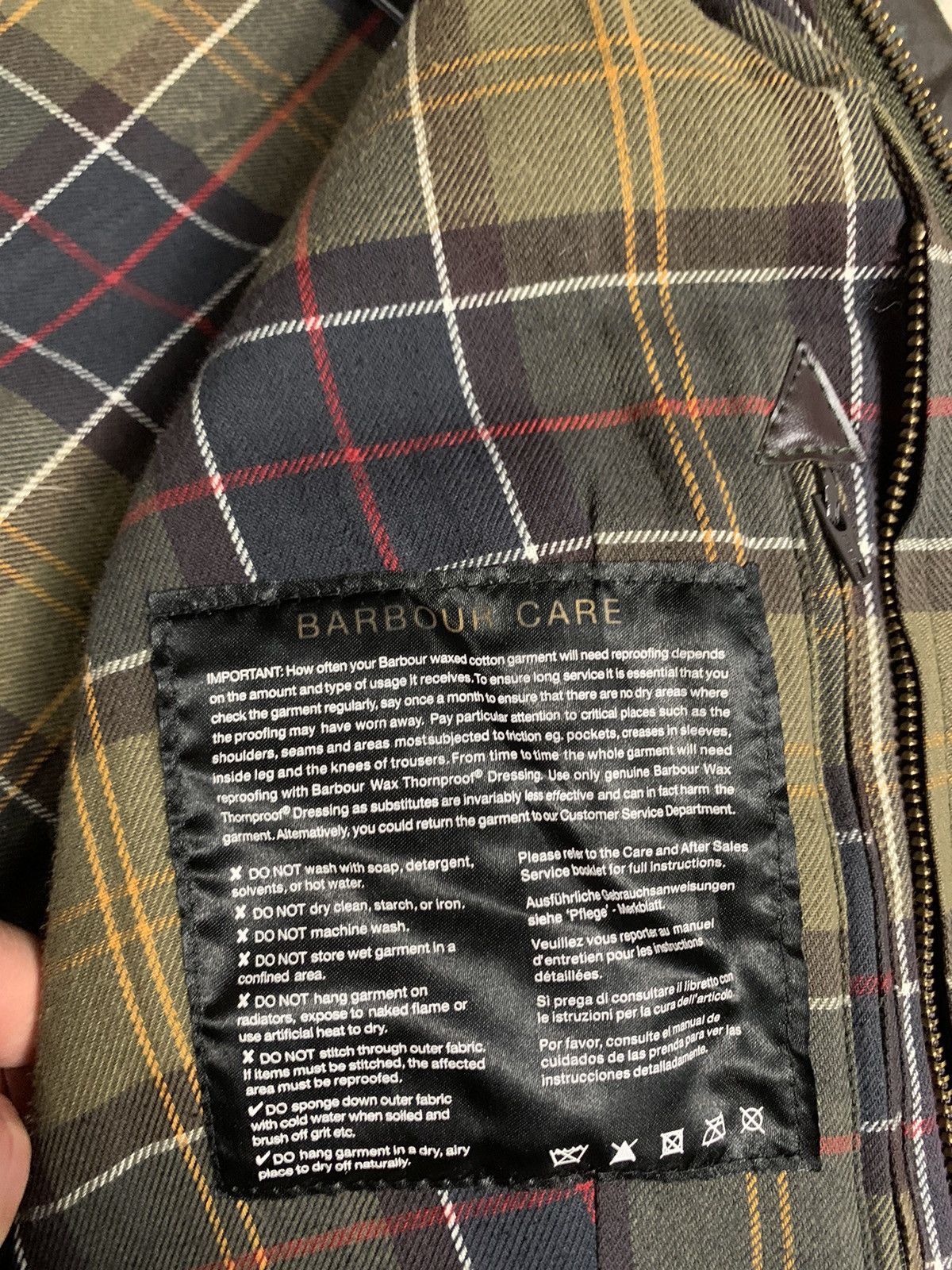 Barbour × Vintage Vintage Barbour Waxed jacket England Size US S / EU 44-46 / 1 - 11 Thumbnail