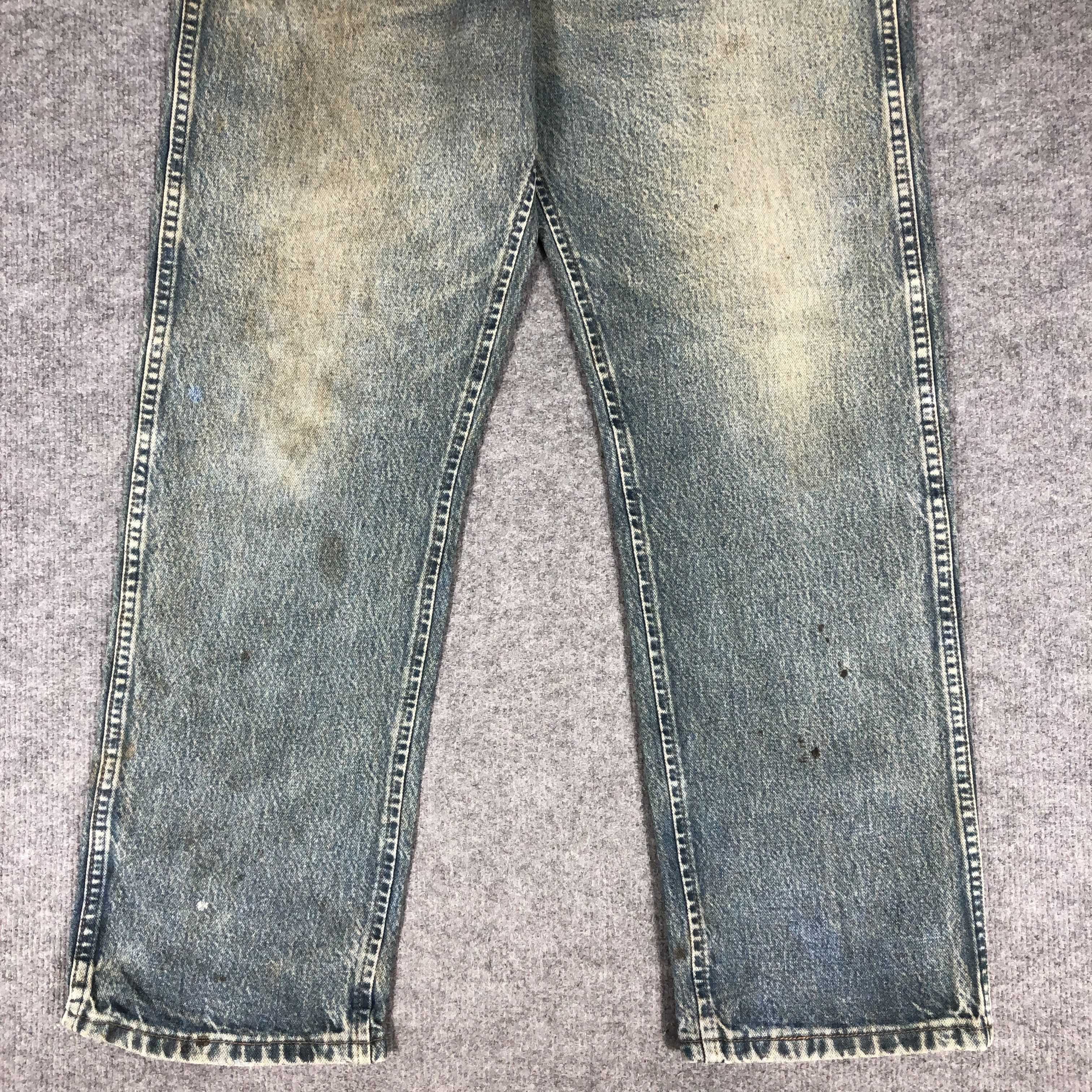Vintage × Wrangler Vintage Wrangler Regular Fit Jeans Dirty L1067 Size US 34 / EU 50 - 3 Thumbnail
