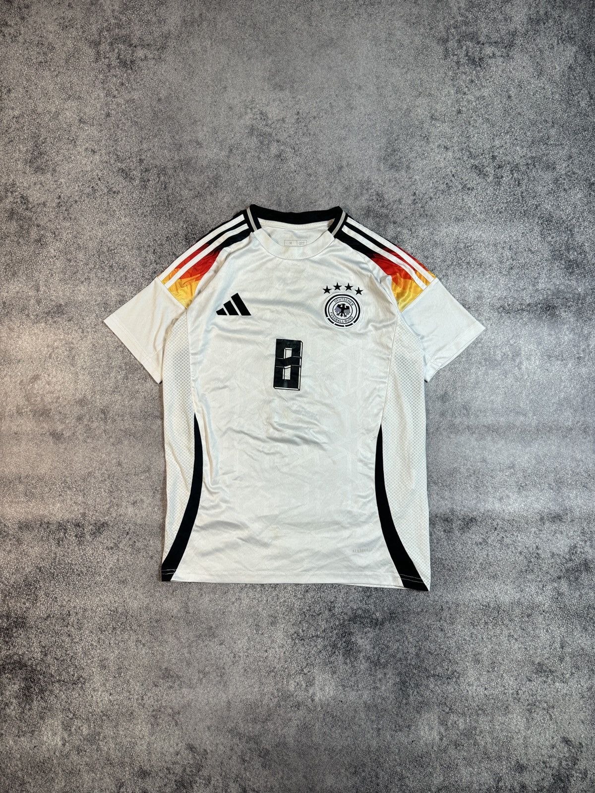 Adidas Adidas Germany 8 Kroos 24/25 Soccer Jersey Blokecore Rare M Size US M / EU 48-50 / 2 - 2 Thumbnail