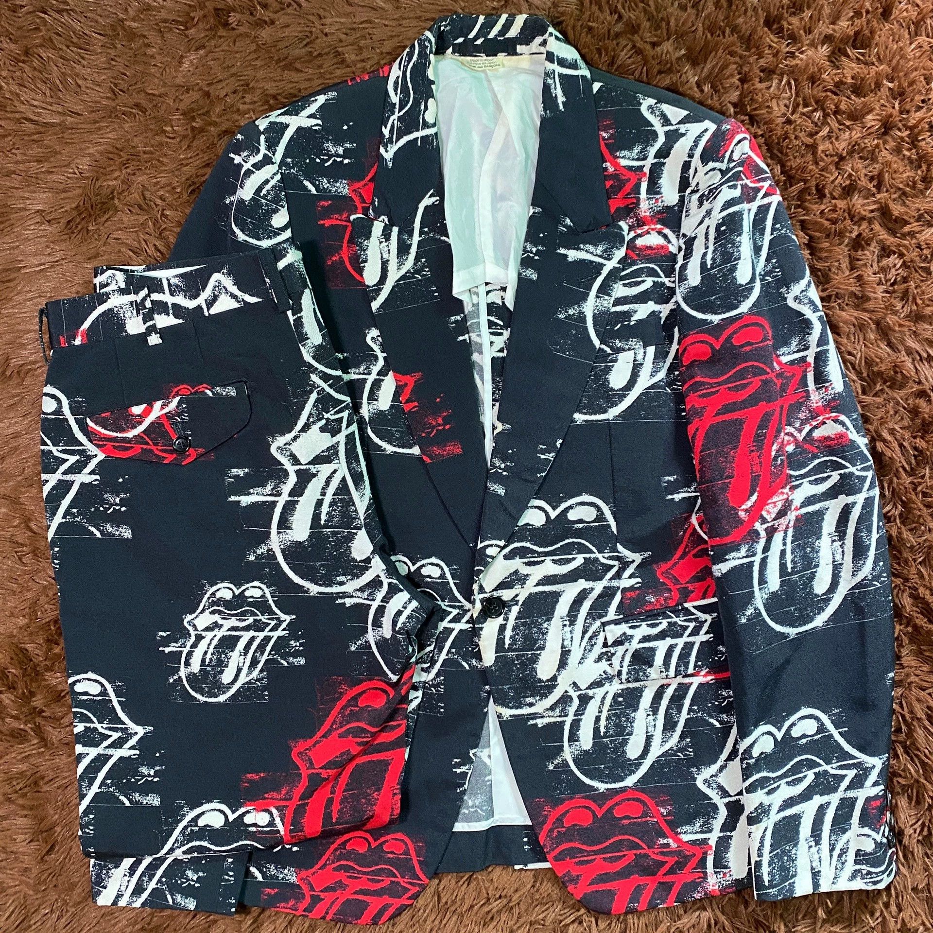 Comme des Garcons CDG Homme Plus 06SS Rolling Stone Black Suit Size US S / EU 44-46 / 1 - 1 Thumbnail