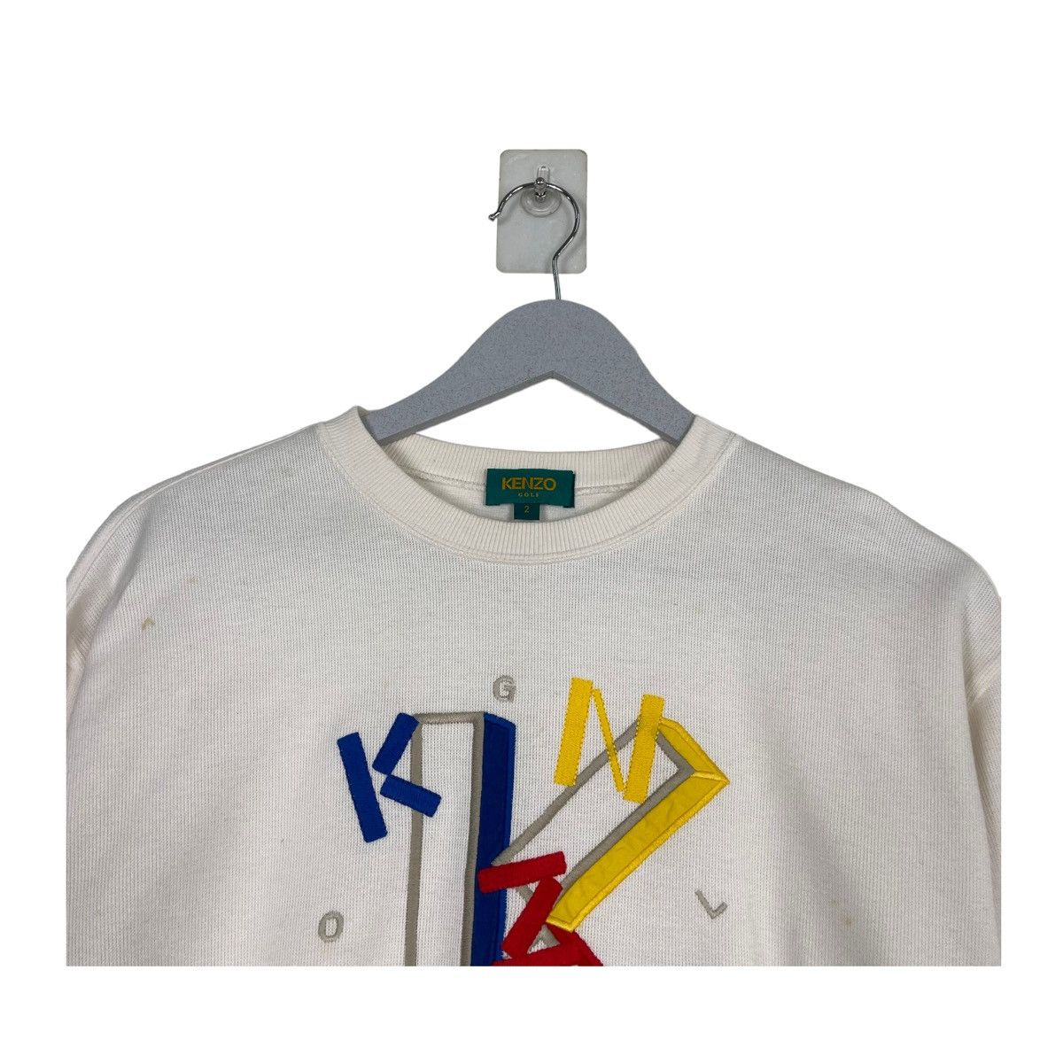 Japanese Brand × Kenzo 💥90s KENZO GOLF MULTICOLOR CREWNECK SWEATER Size US M / EU 48-50 / 2 - 4 Thumbnail