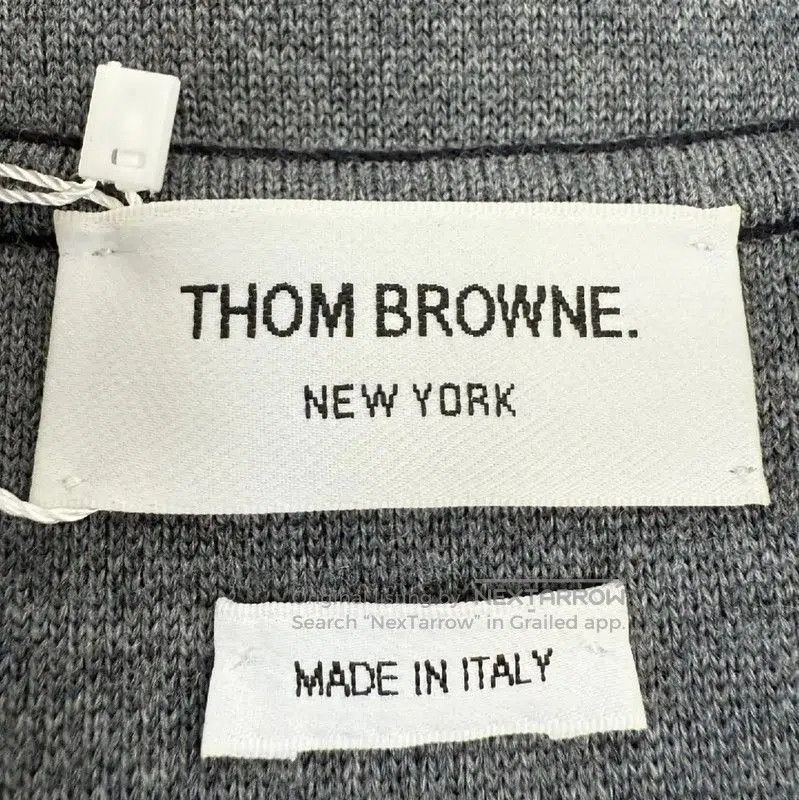 Thom Browne Thom Browne Navy Cotton Women's Cardigan . Size M / US 6-8 / IT 42-44 - 3 Thumbnail
