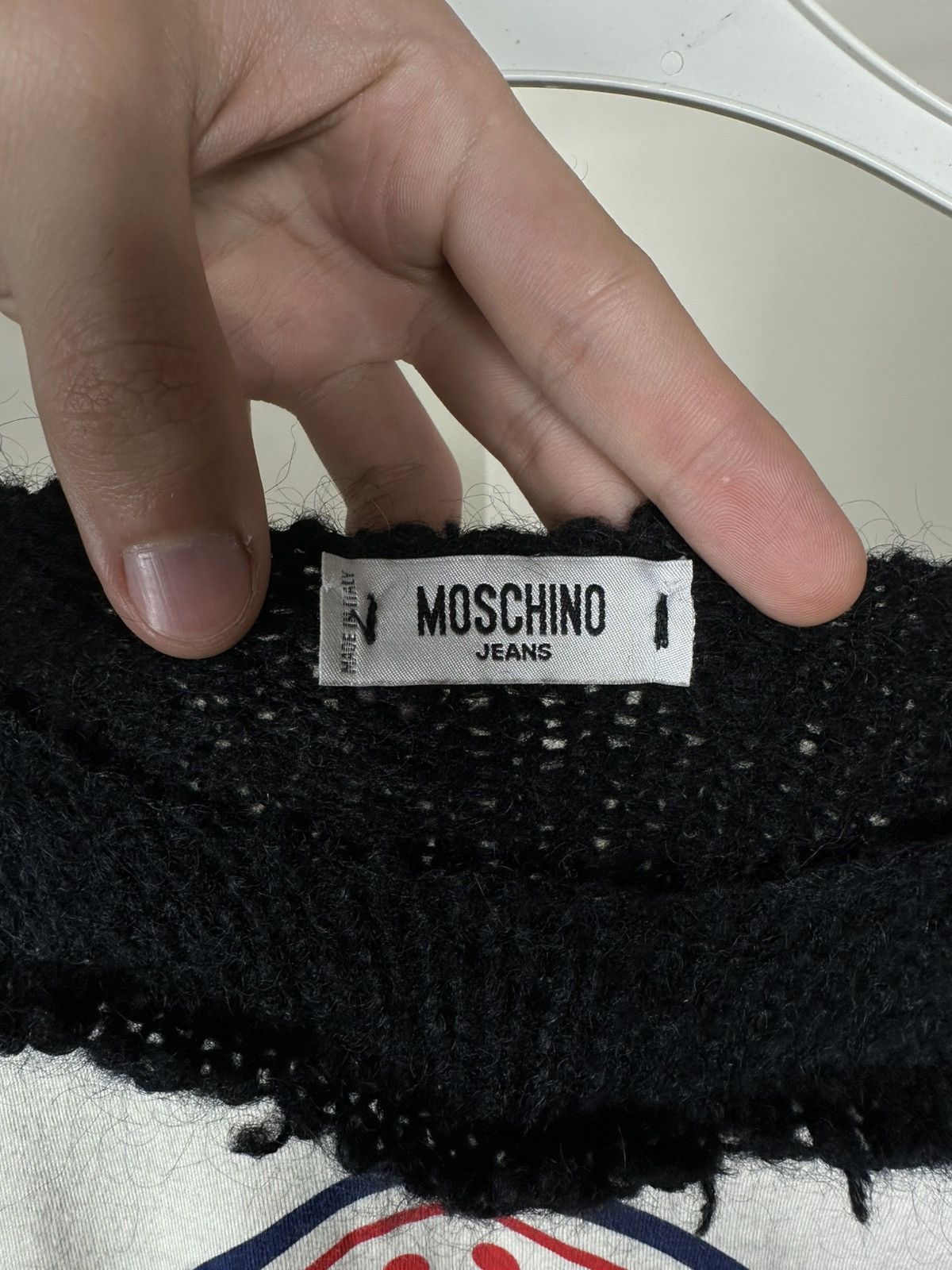 Moschino Moschino Jeans Drink Me Logo Sweater Size S / US 4 / IT 40 - 8 Thumbnail