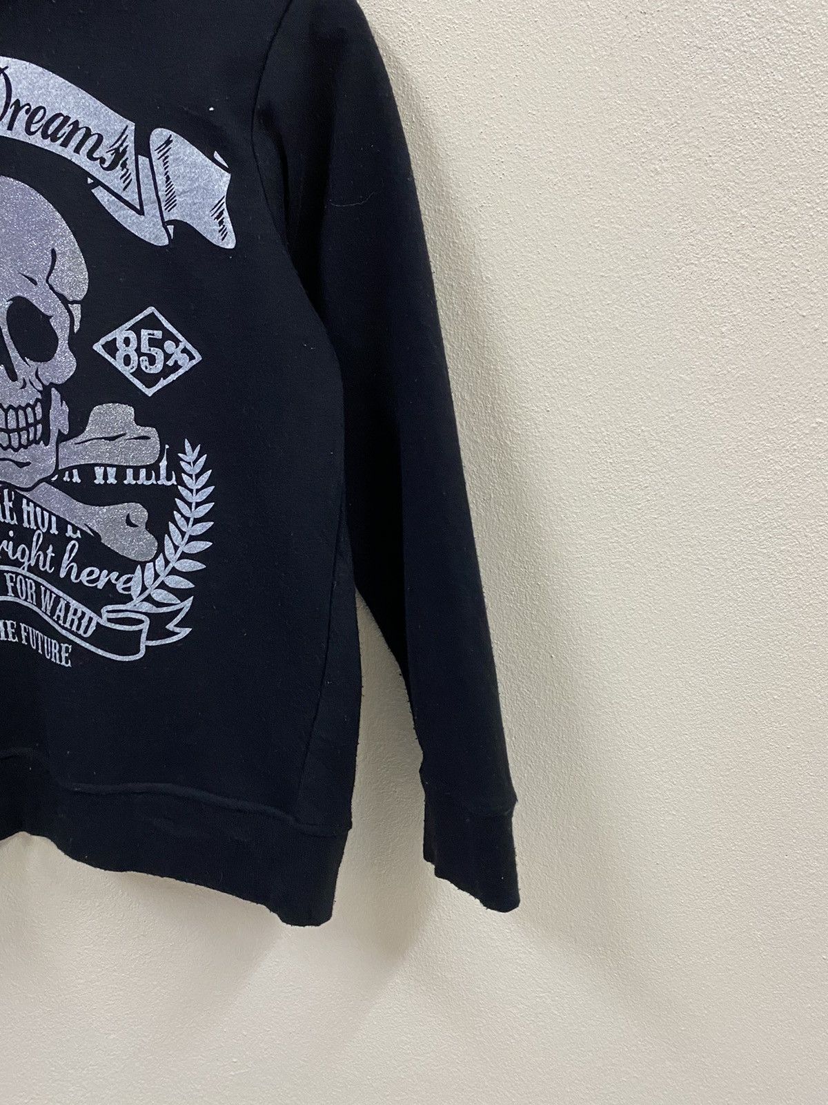 Japanese Brand Vtg Flag Stone Skull Hoodie Size US S / EU 44-46 / 1 - 6 Thumbnail