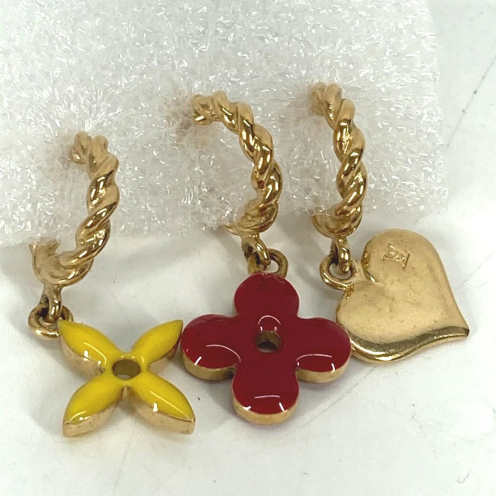 Louis Vuitton Louis Vuitton M65370 Sweet Monogram Boucle D'Oreille Three-Piece Set Accessories Earrings Metal Women Gold Size ONE SIZE - 1 Thumbnail