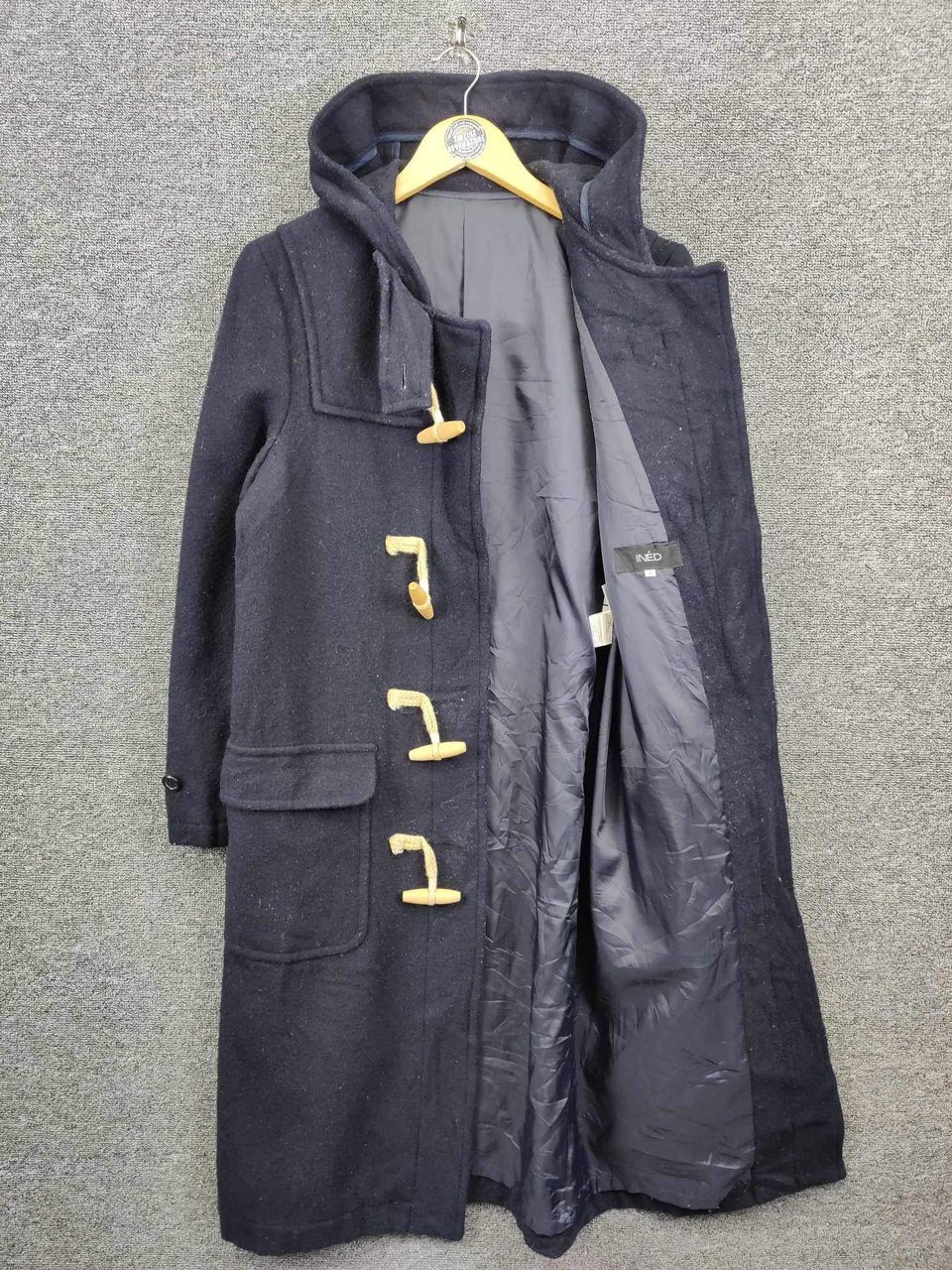 Yohji Yamamoto Vintage Ined Yohji Yamamoto Duffle Soft Wool Long Coat Size US M / EU 48-50 / 2 - 7 Thumbnail