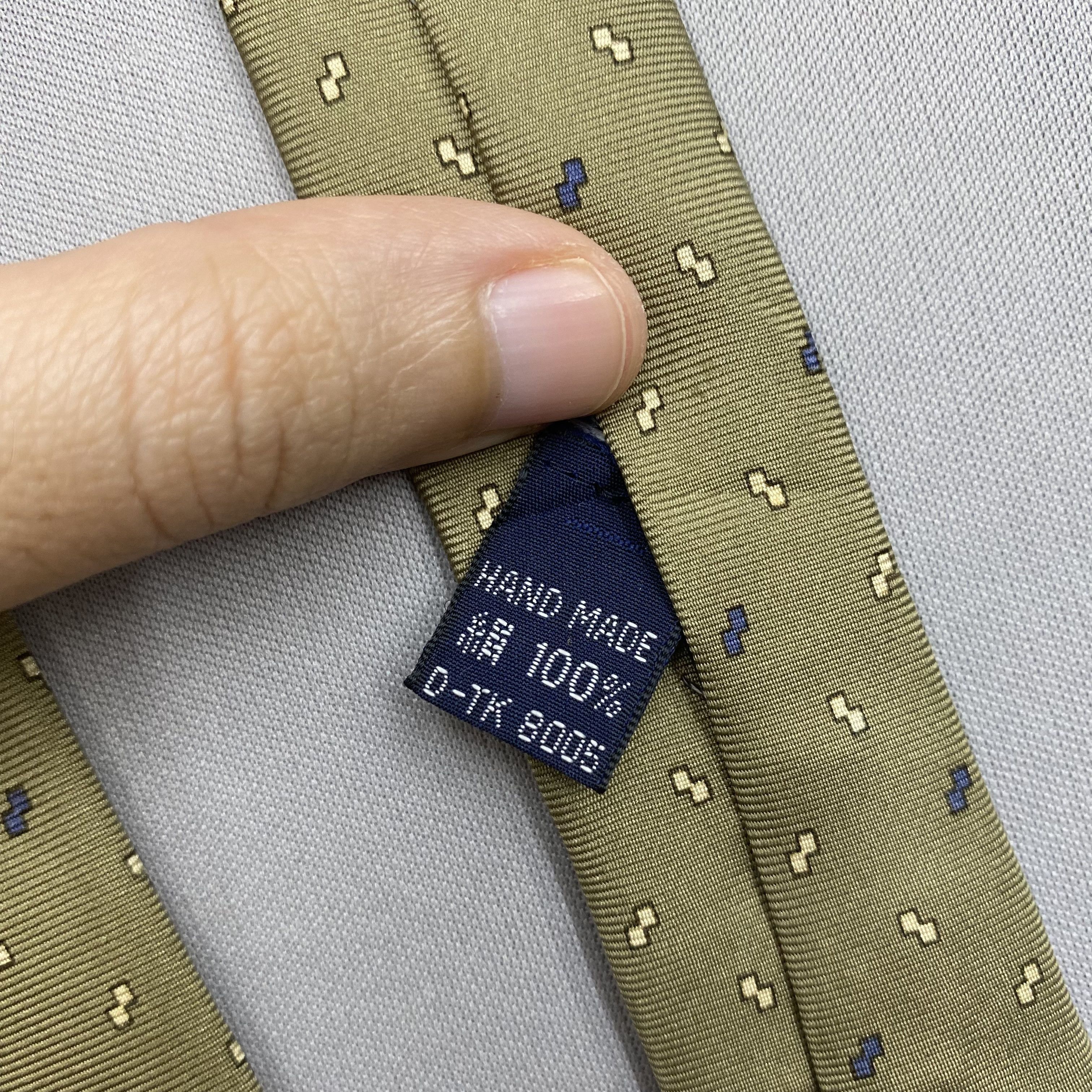 Burberry Vintage Burberry SILK Necktie Cravate Pure Silk Neck Tie Size ONE SIZE - 7 Thumbnail