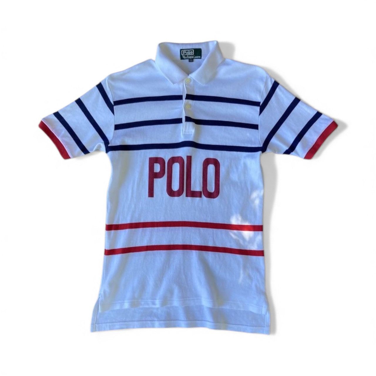 Vintage Vintage 90s Big Logo Spell Out Polo Ralph Lauren Top Size US S / EU 44-46 / 1 - 1 Thumbnail