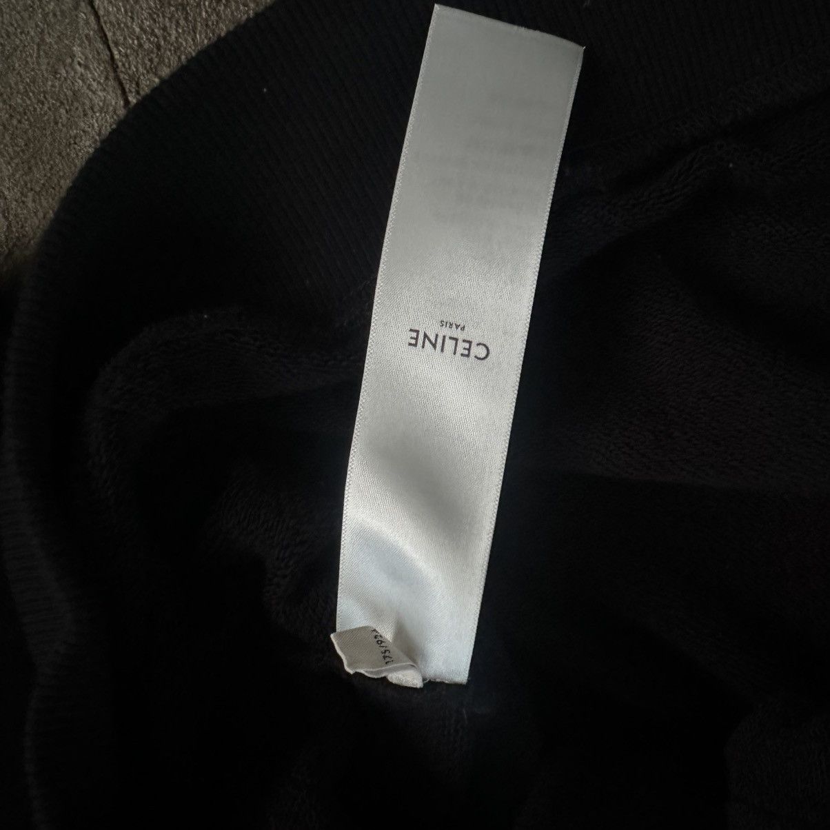 Celine × Hedi Slimane CELINE OVERSIZED CARDIGAN COTTON FLEECE Size US L / EU 52-54 / 3 - 11 Thumbnail