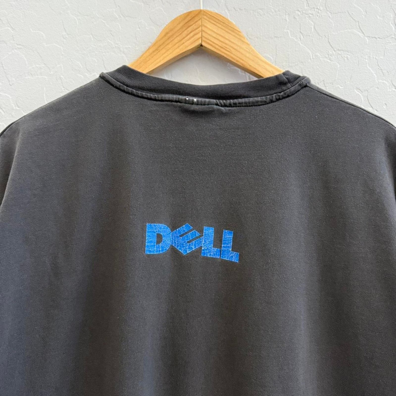 Hanes Vintage 00s Dell Computers Promo Tee Size US XL / EU 56 / 4 - 4 Thumbnail
