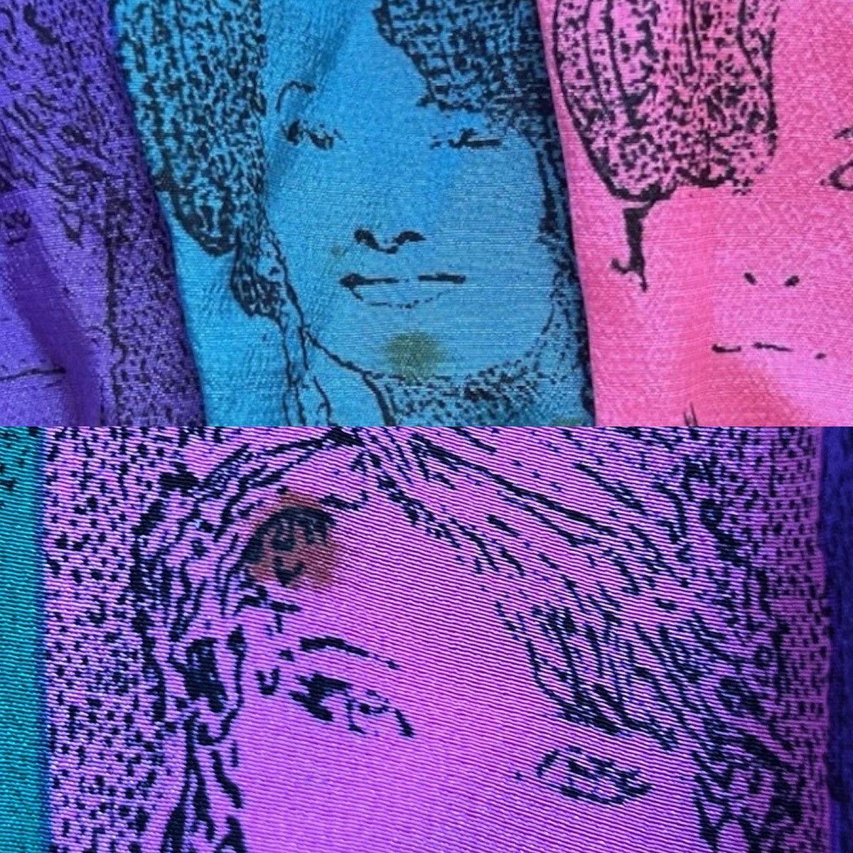 Other VINTAGE 80’s SPENSER JERMEY SILK BOMBER JACKET POP ART L Size L / US 10 / IT 46 - 6 Thumbnail