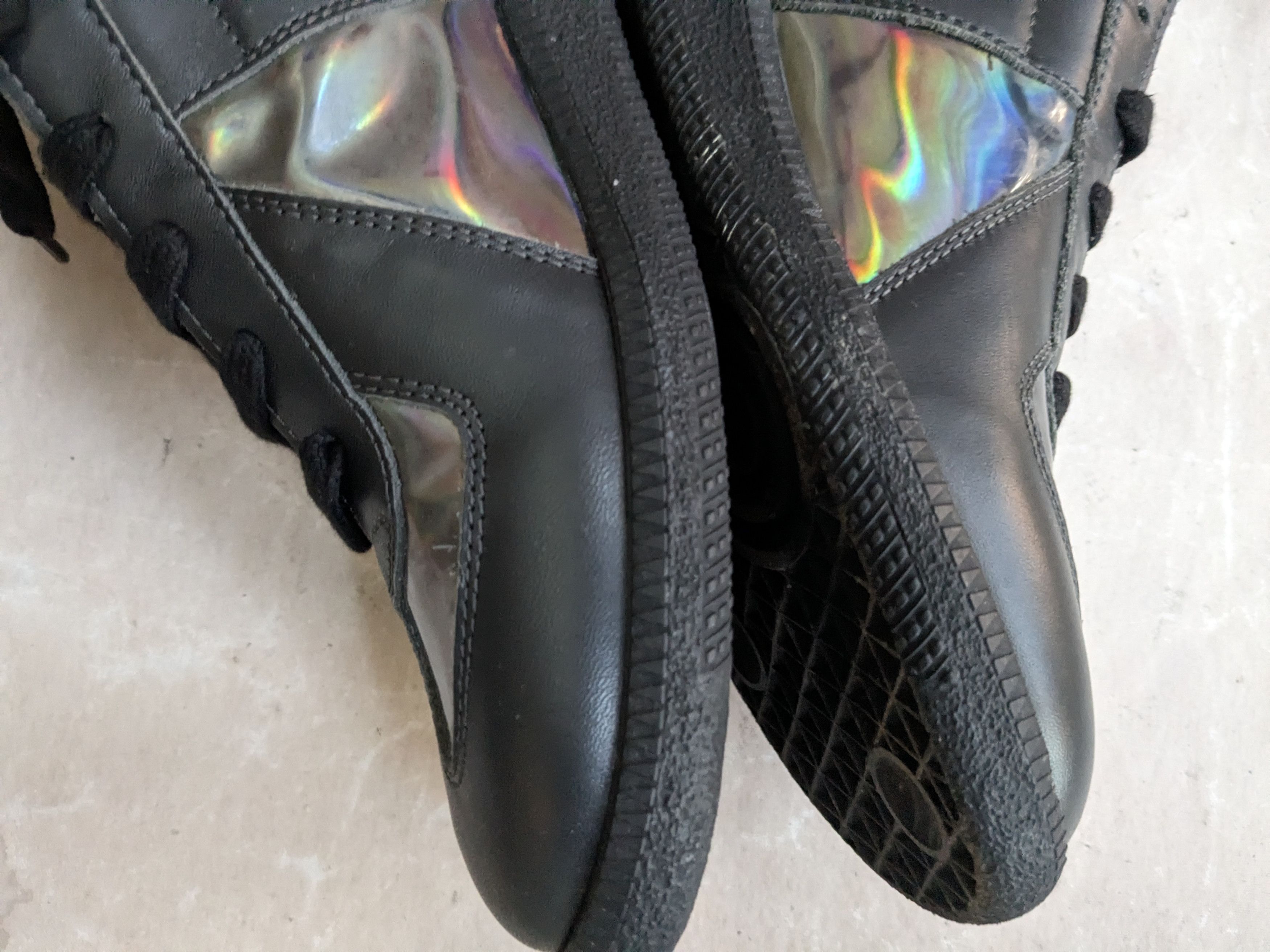 Maison Margiela Maison Margiela Replica GAT Black Silver Iridescent 11 44 Size US 11 / EU 44 - 11 Thumbnail