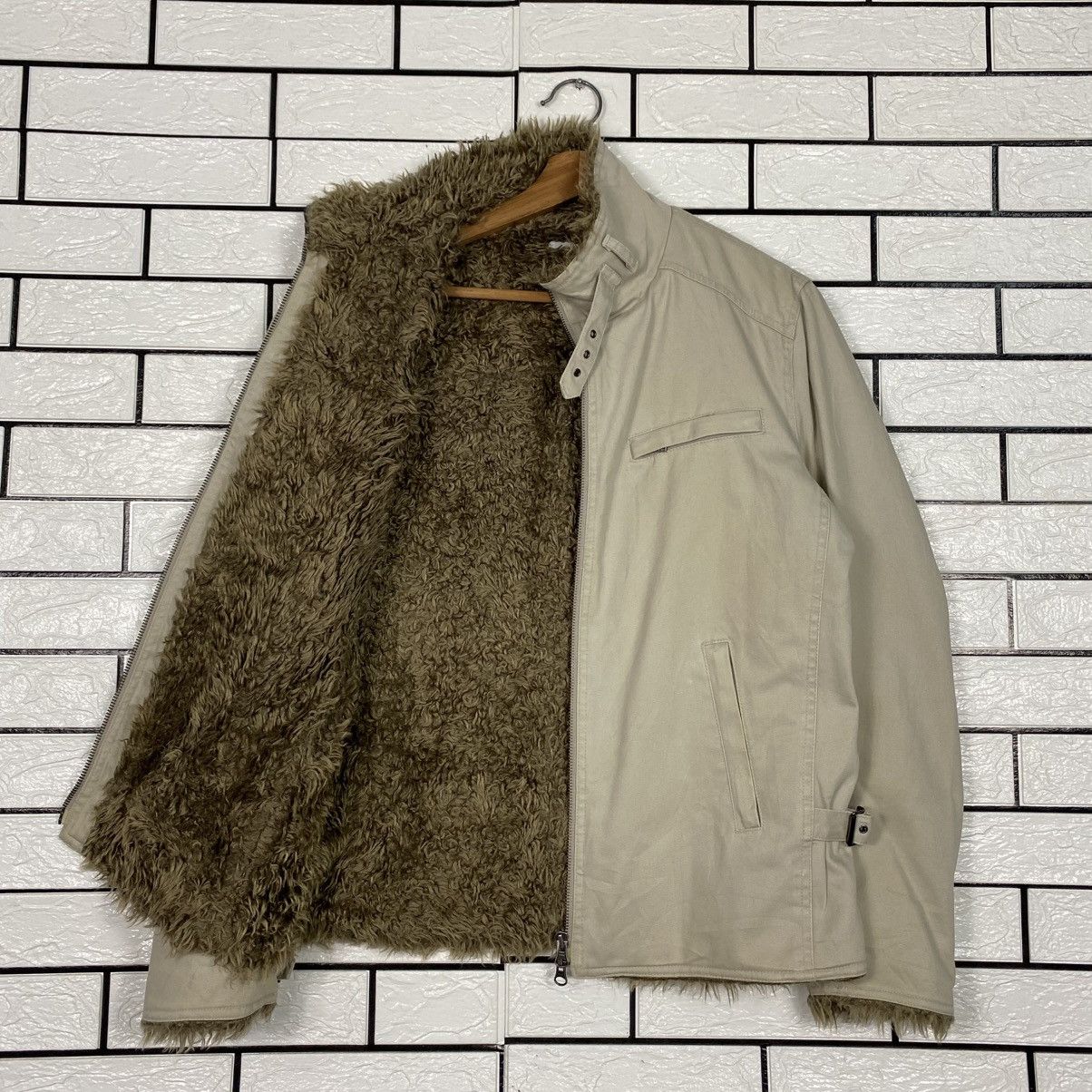 Japanese Brand 📌Vintage Deck Jacket Inapt Blanket Shearling Issey Miyake Size US M / EU 48-50 / 2 - 13 Thumbnail