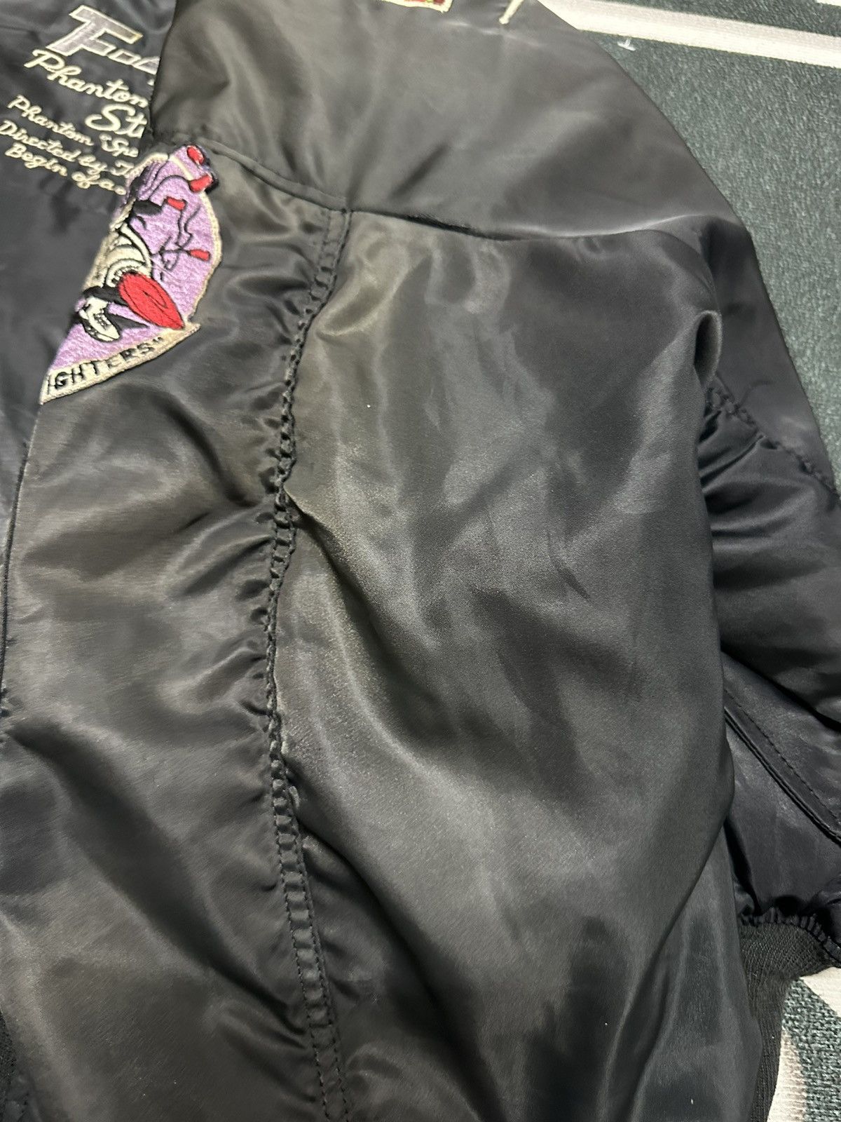 Alpha Industries Flight jacket MA1 USN embroidery by HSt Size US L / EU 52-54 / 3 - 5 Thumbnail